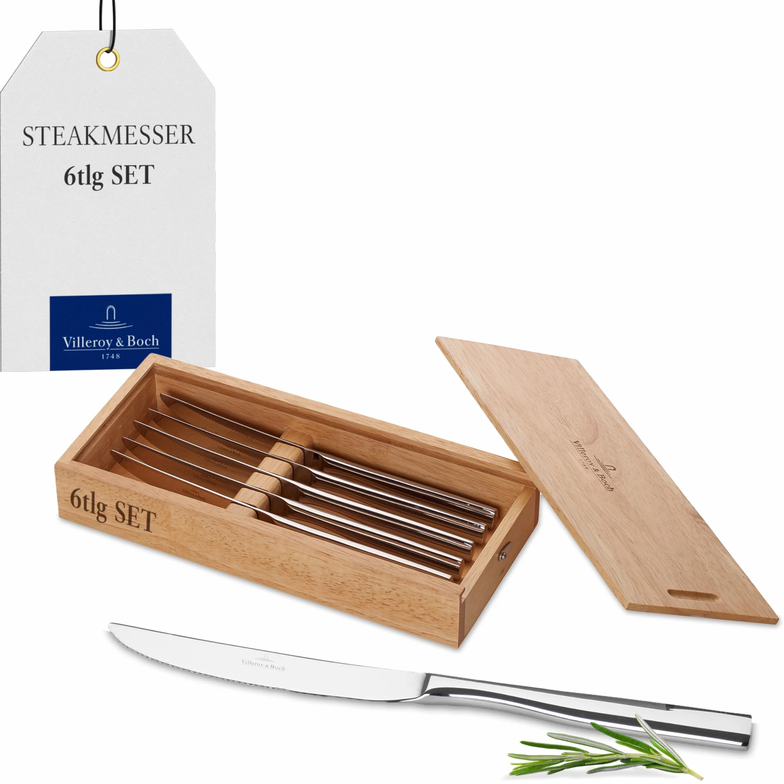 Villeroy & Boch Piemont 225 mm 6-częściowy zestaw noży do steków