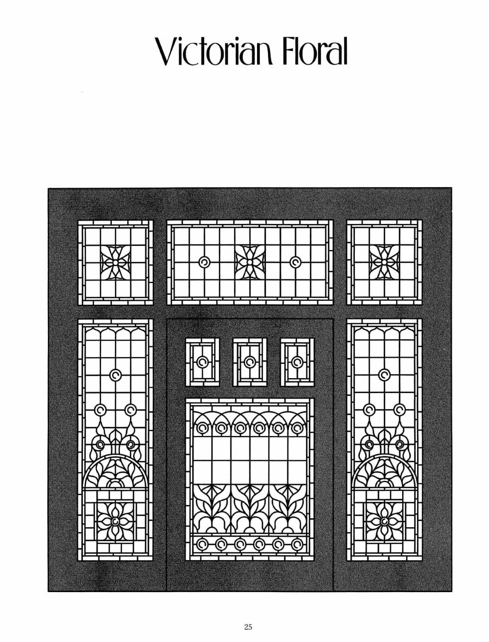 390 Traditional Stained Glass Designs
