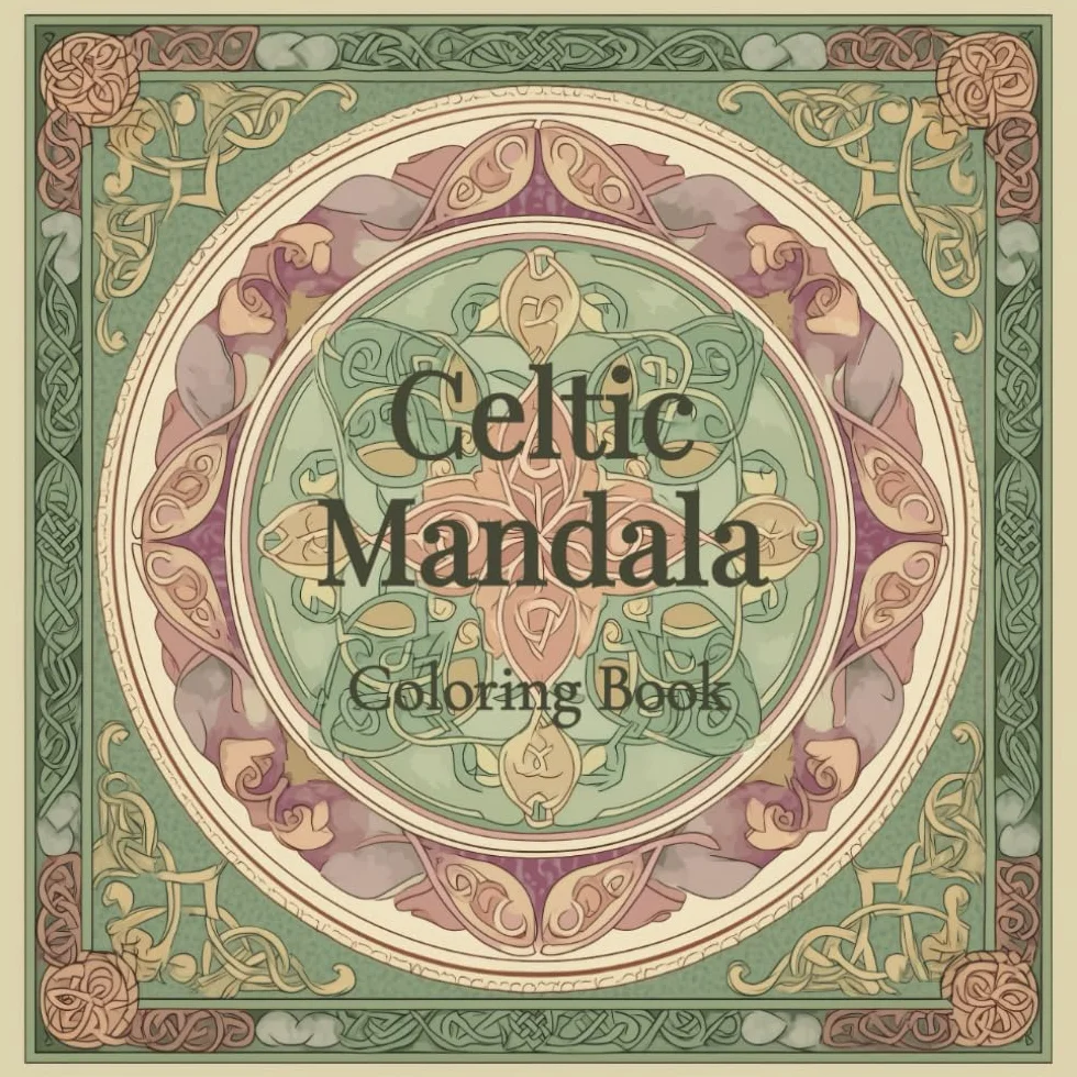 Celtic Mandala Coloring Book Sacred Knots Symbols