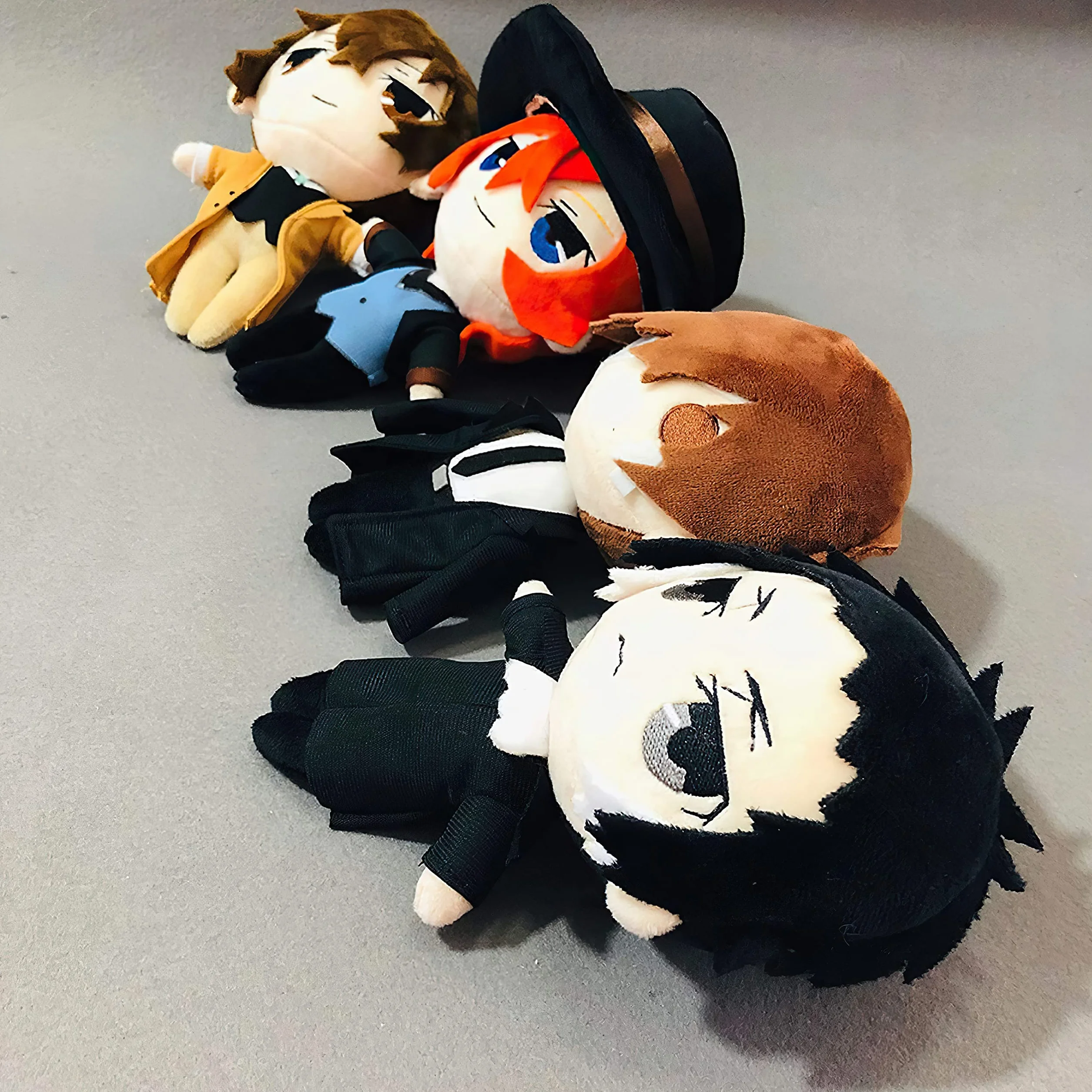 Bungo bezpańskie psy pluszowa poduszka lalka postacie anime Dazai Osamu anime kreskówka urocze poduszki do rzucania figurka pluszowa wypchana miękka dla fanów