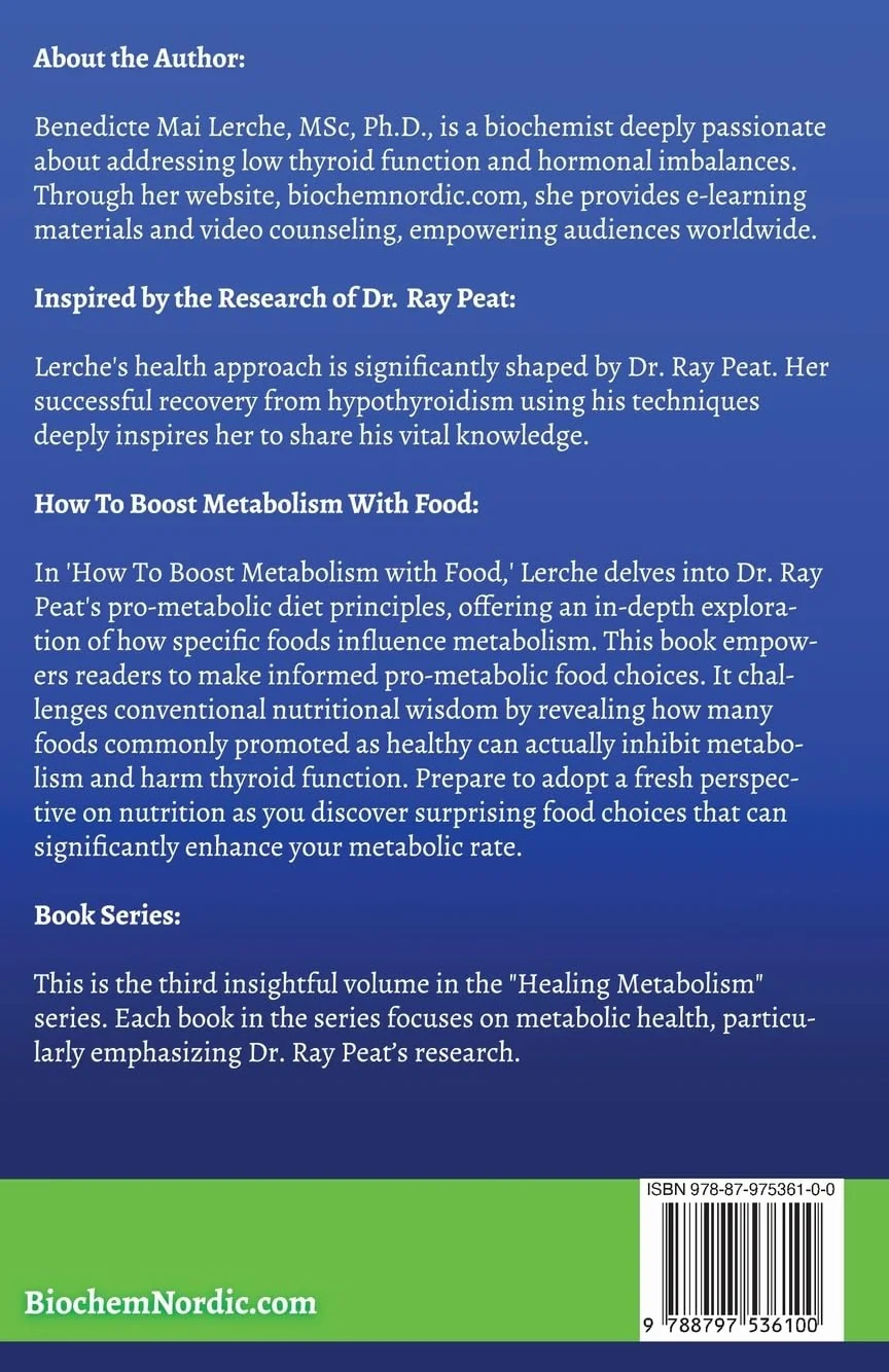 How To Boost Metabolism With Food: The Ray Peat Diet for Thyroid Health and Fast Metabolism: 3