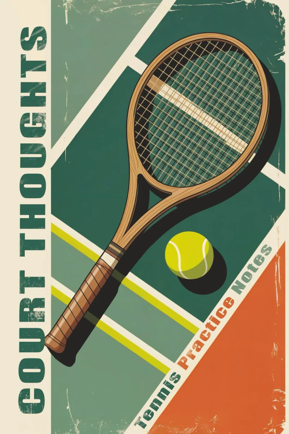 Tennis Training Notes: Journal of exercises, goals, and progress on the court (Blank Notebook With Field Diagrams For Drawing Up Plays, Creating Drills)