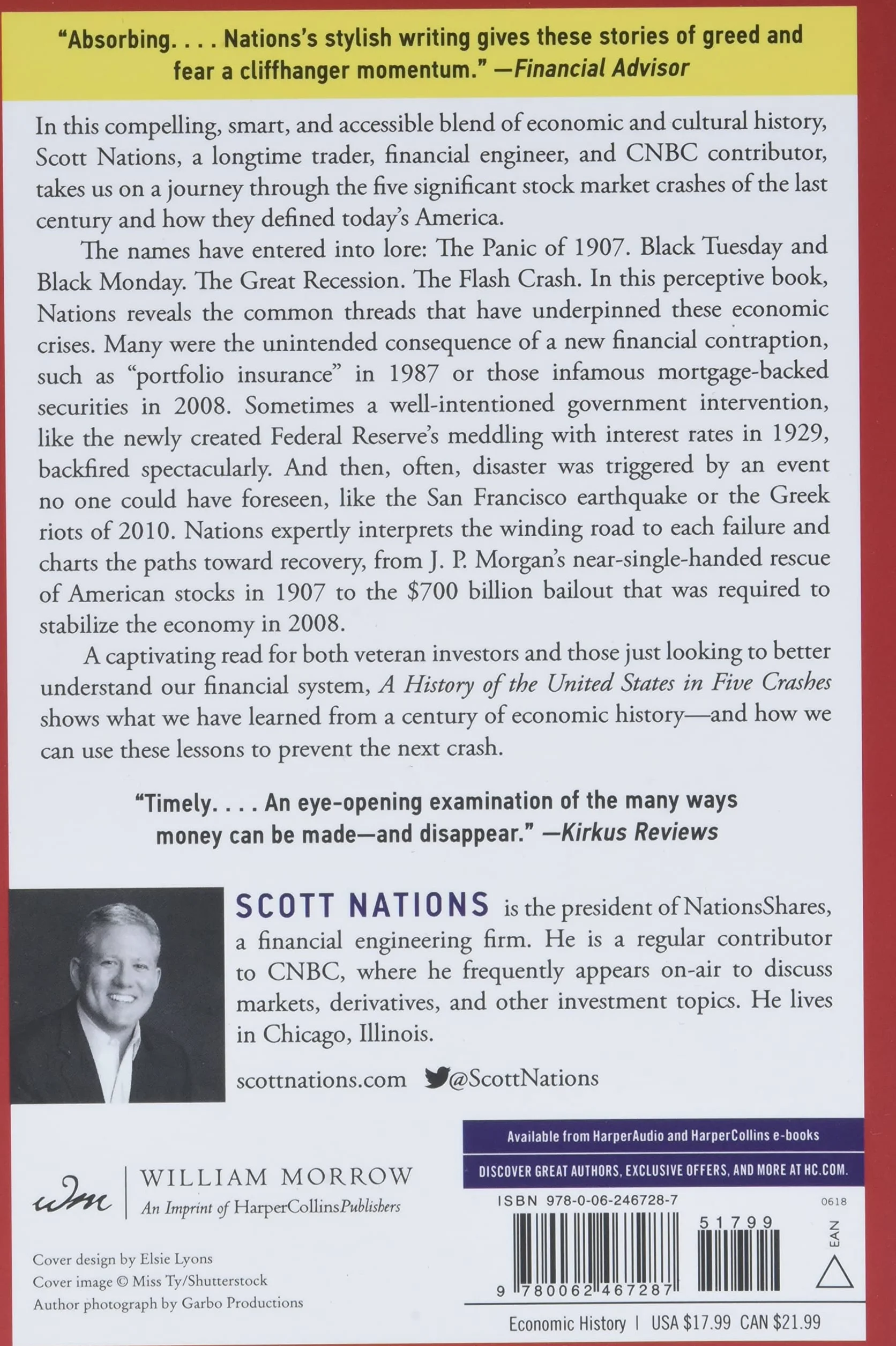 A History of the United States in Five Crashes: Stock Market Meltdowns That Defined a Nation