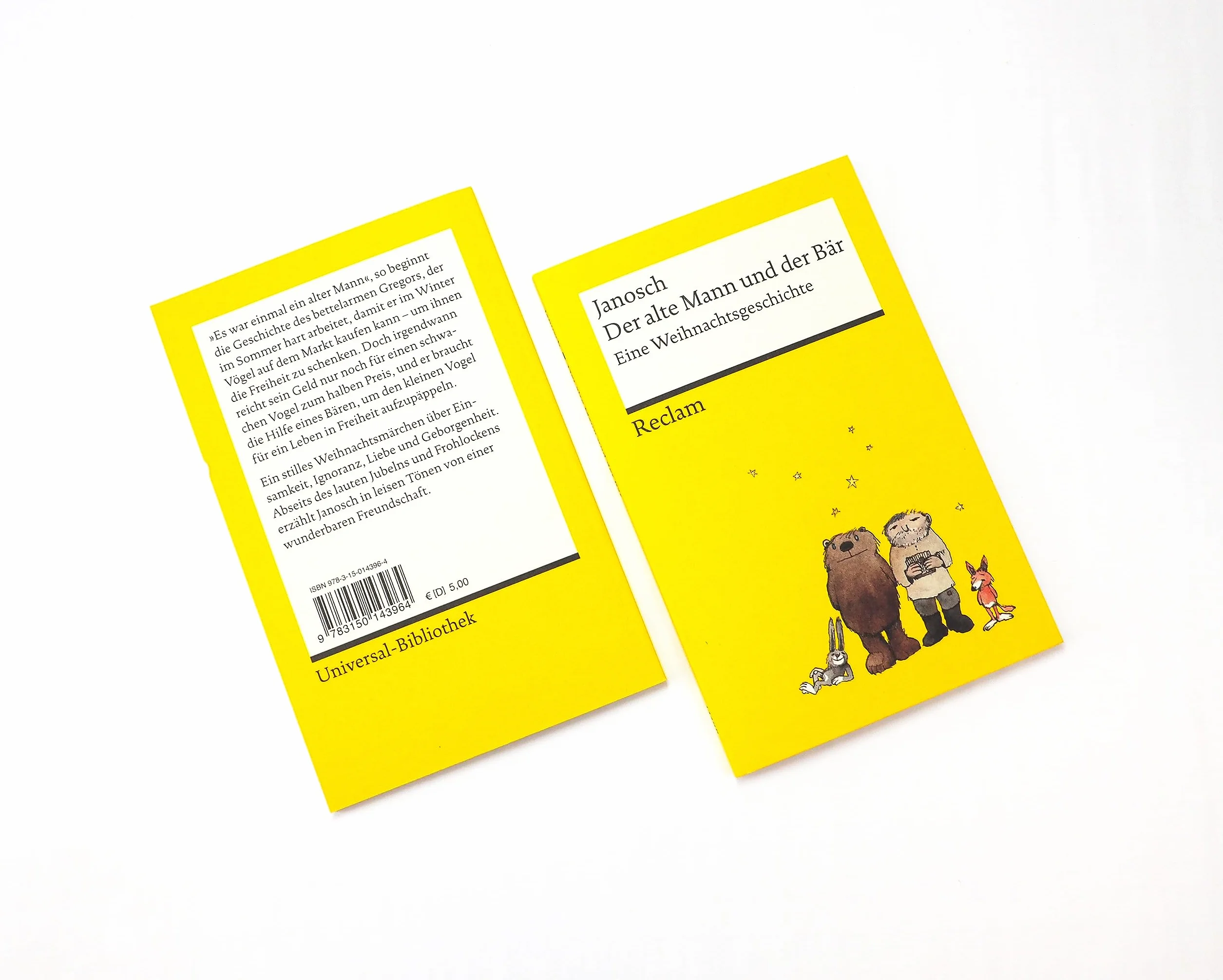 Janosch Der alte Mann und der Bär Eine philosophische Weihnachtsgeschichte Reclams Universal-Bibliothek