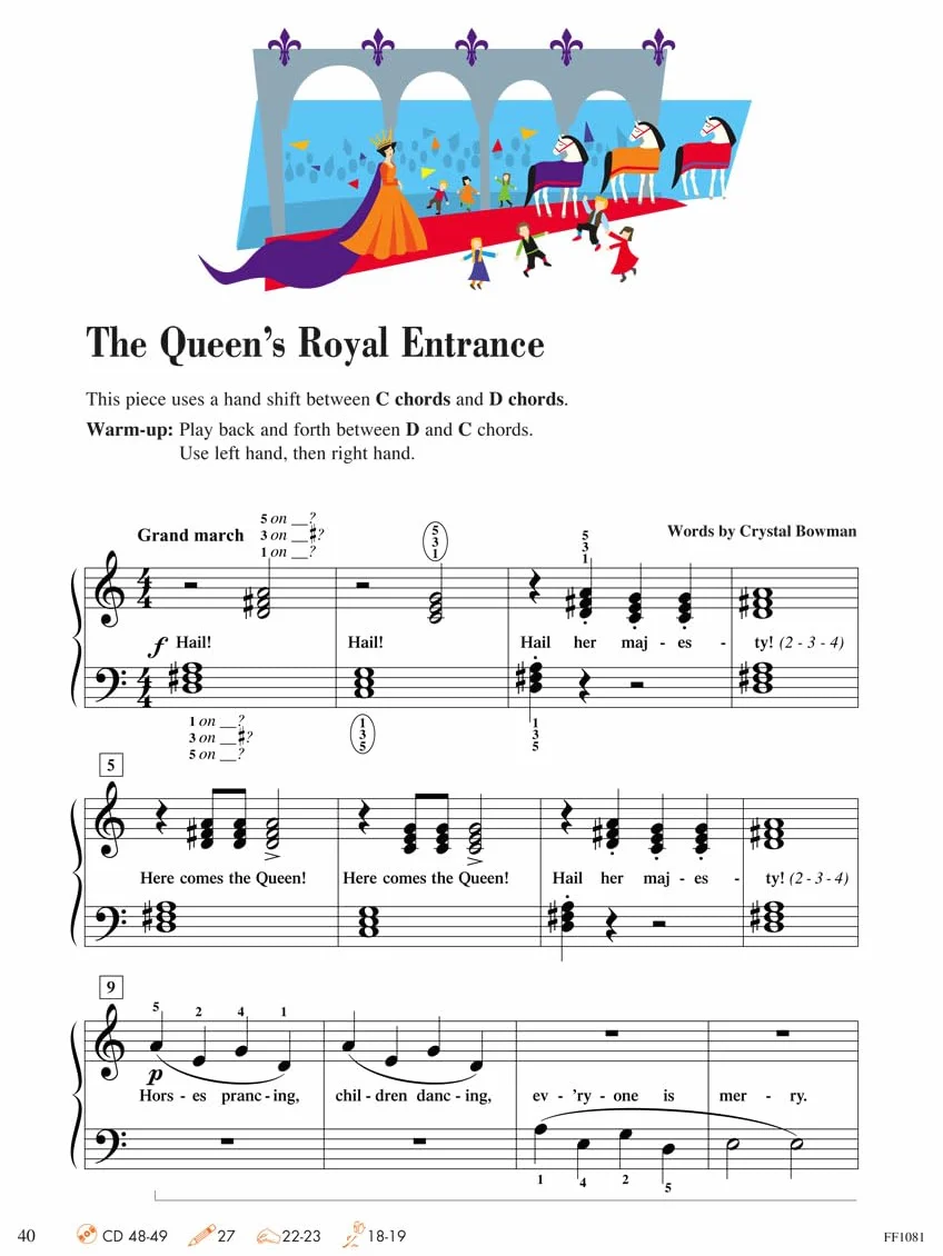 Nancy faber & randall faber : piano adventures: lesson book - level 2a