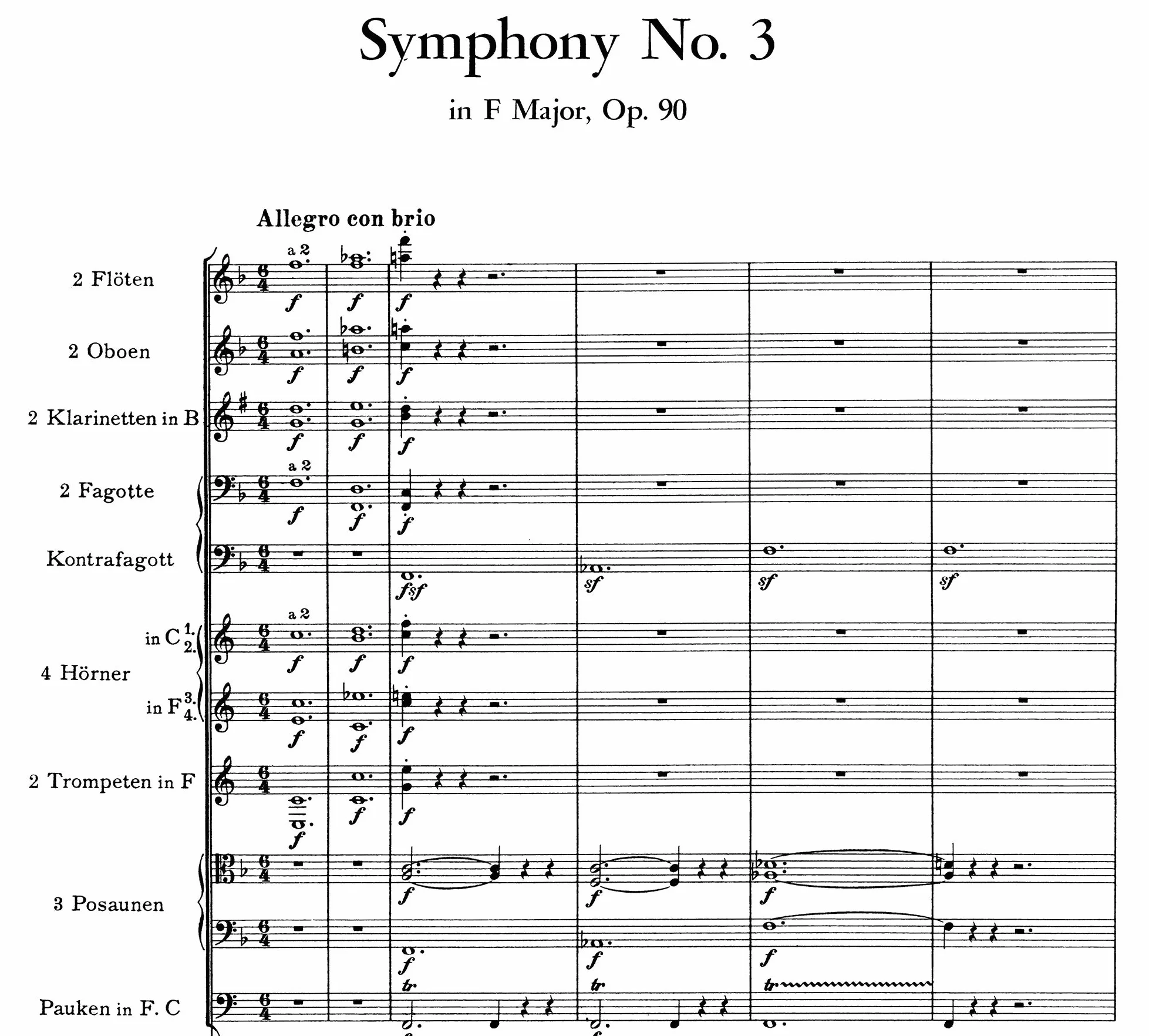 Johannes brahms : complete symphonies - orchestre - conducteur: Complete Symphonies in Full Score