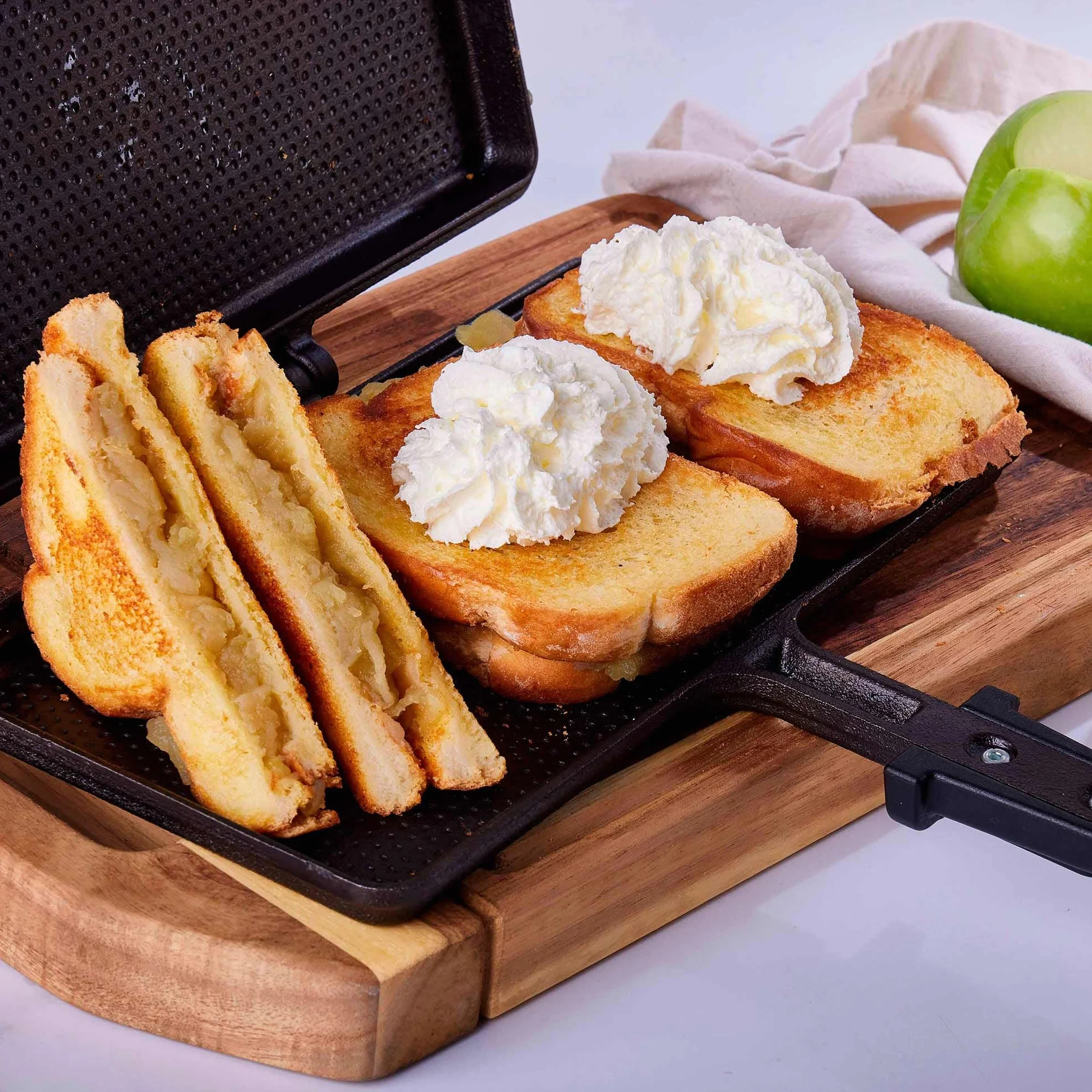 VICTORIA Opiekacz do kanapek żeliwny 27 x 14 cm, toster Panini Maker