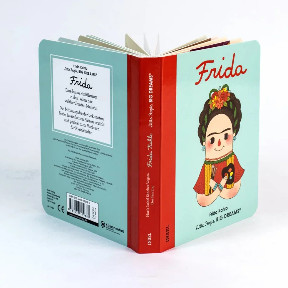 Frida Kahlo - Little People, BIG DREAMS. Mini (Deutsche Ausgabe): Pappbilderbuch mit abgerundeten Ecken für Kinder von 1 bis 3 Jahren