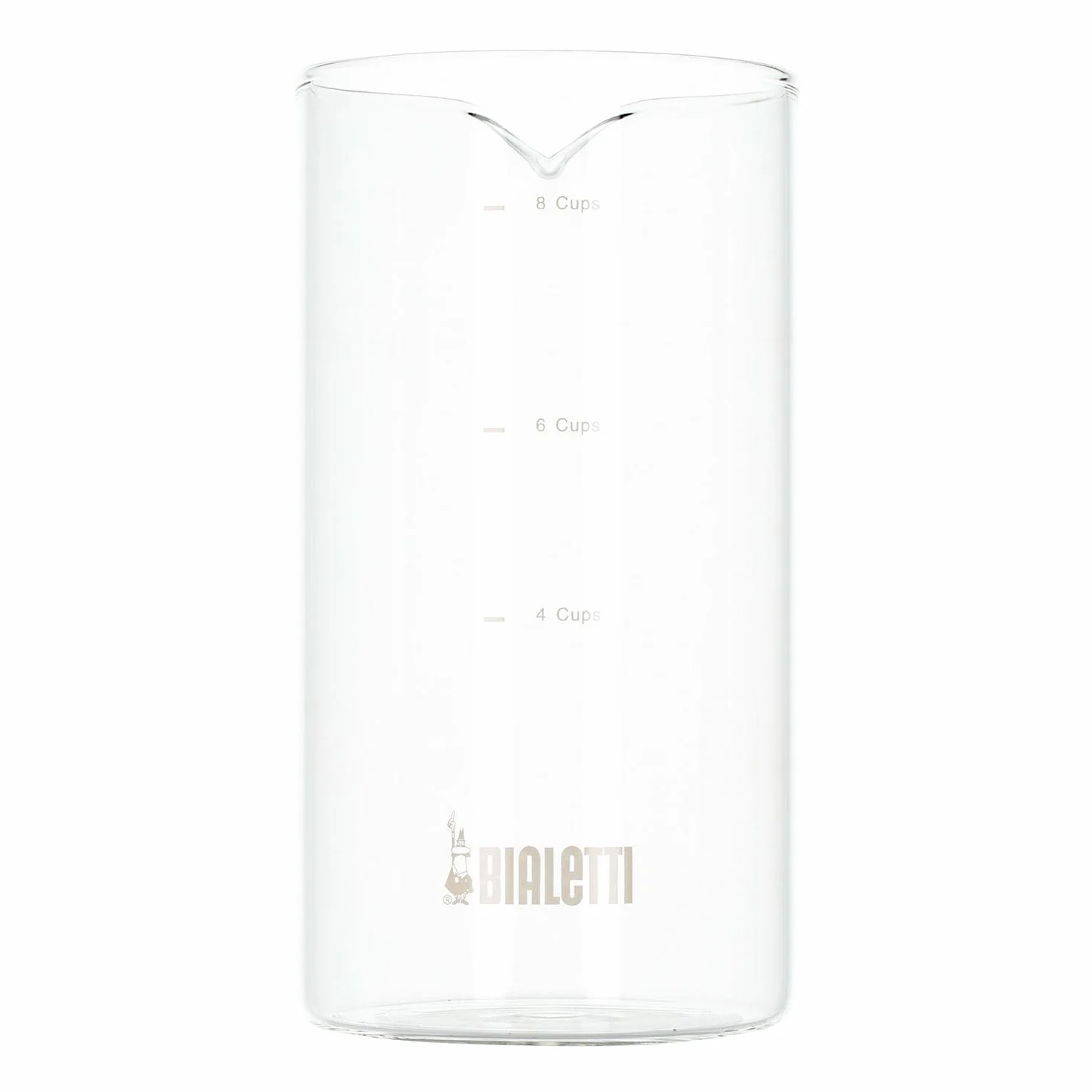 Bialetti 3240 Caffettiera Spare Glass 1 litro 8 Tazze, przezroczyste, stare