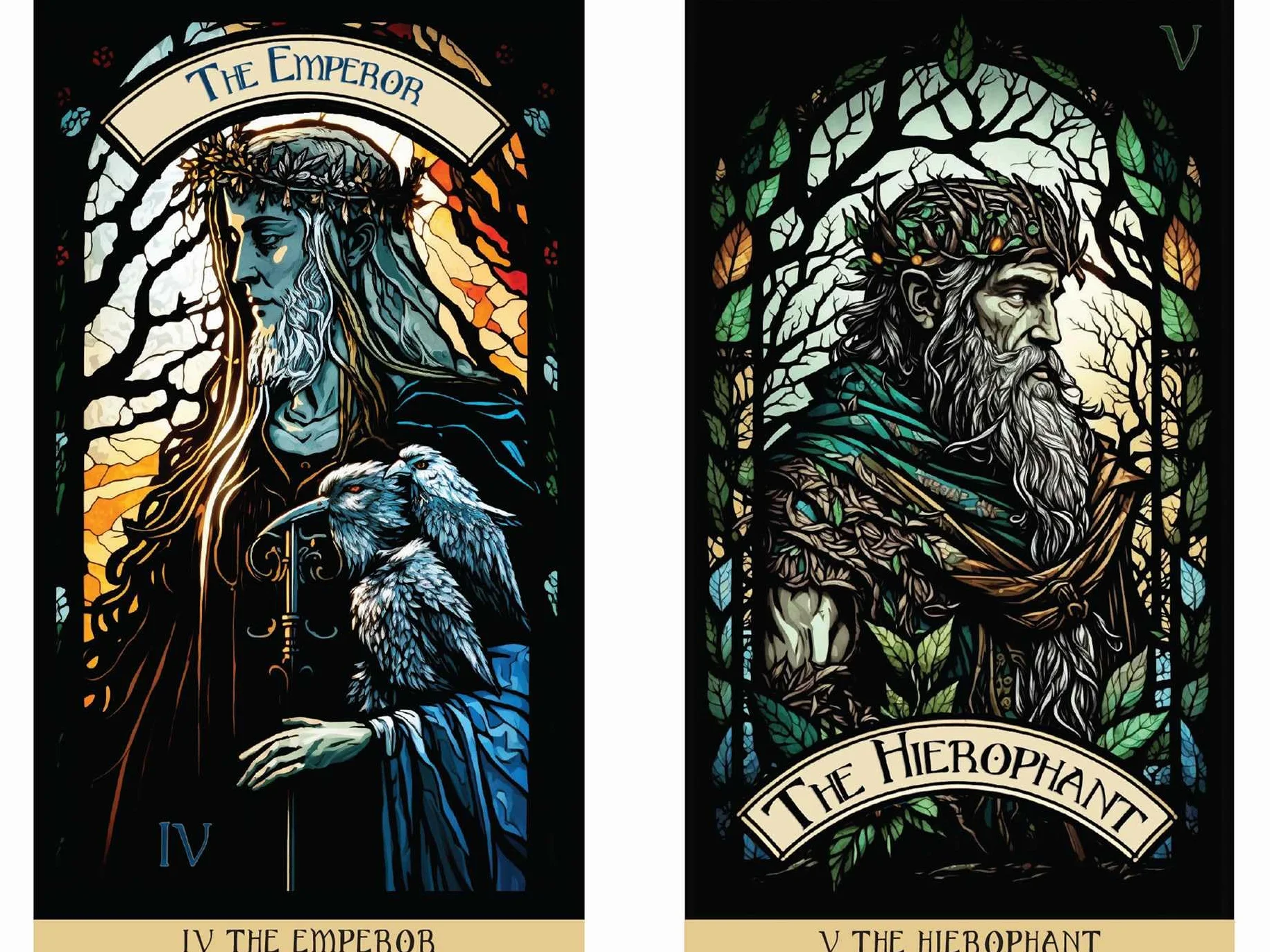 The Stained Glass Tarot: An Illuminated Journey through the Cards