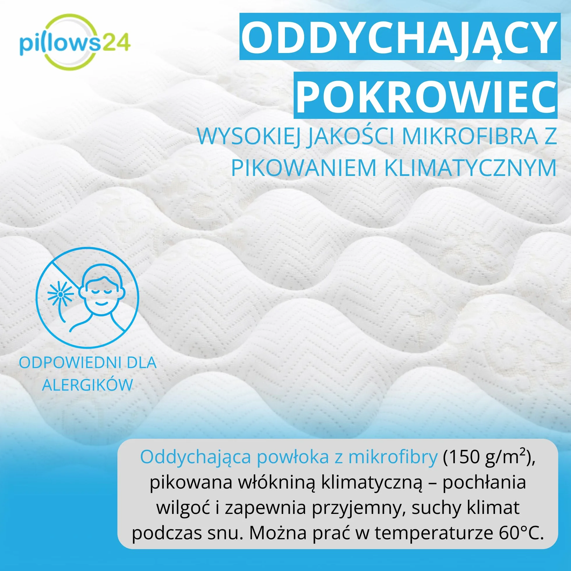 7-strefowy materac 160x200 | Wysokość 16 cm | Materac z pianki zimnej, 2 twardości H2/H3 | Pokrowiec można prać do 60°C | Certyfikat Oeko-Tex | Wyprodukowano w Polsce
