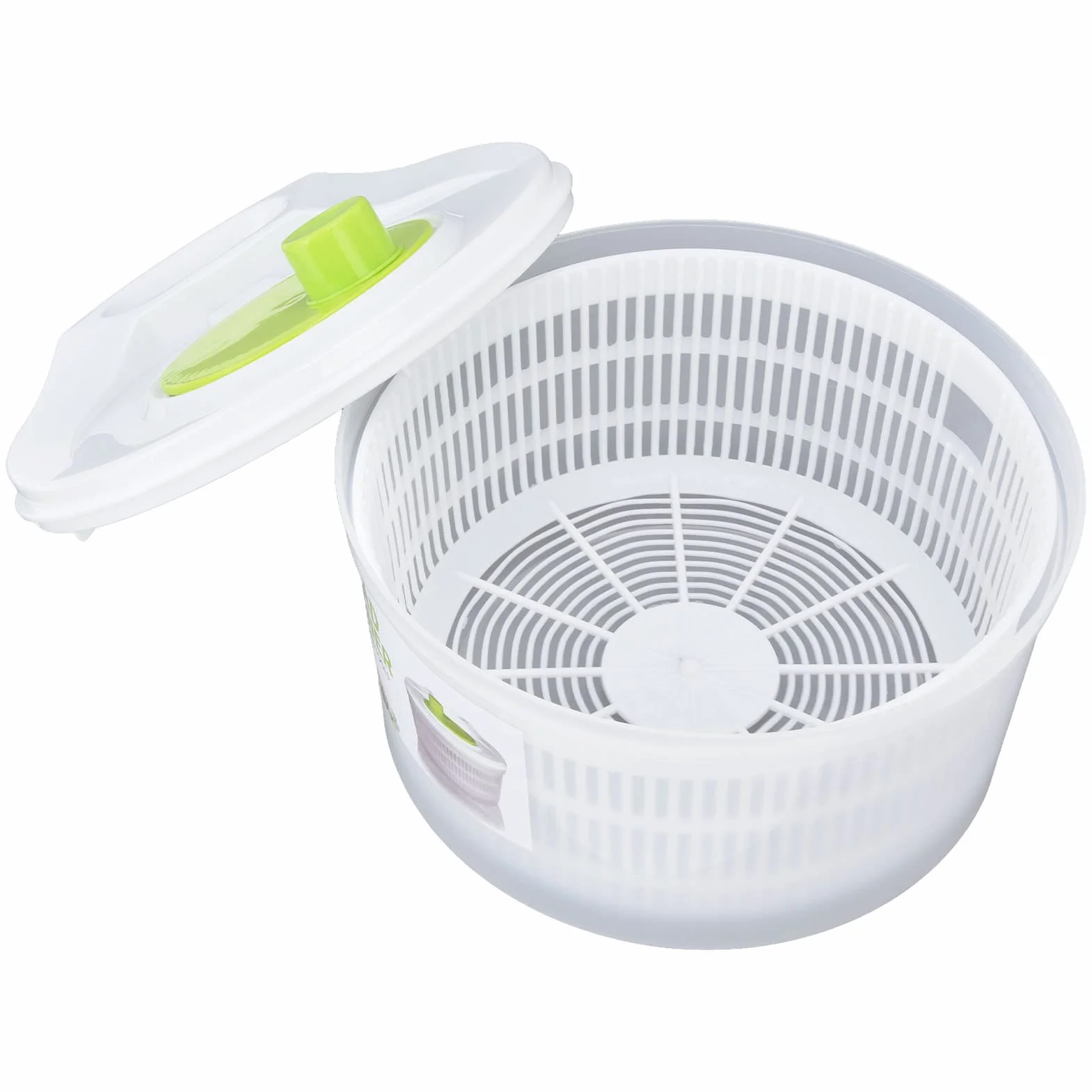 Suszarka do Warzyw 3L Ociekacz do Sałatek z Miską Plastikowa Bez BPA
