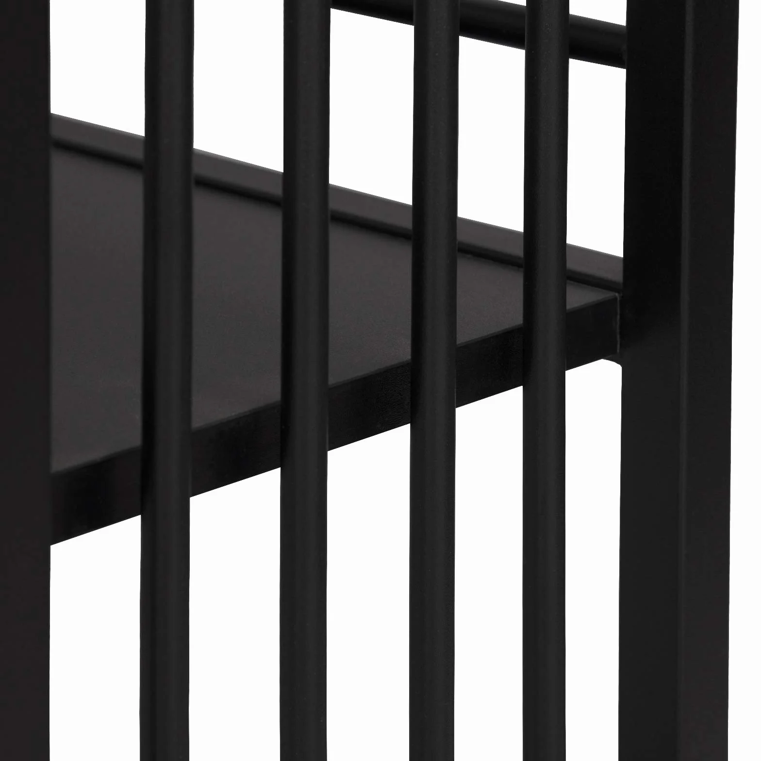 WOLTU Stół barowy BT26sz 120x40x105 cm czarny metalowy MDF