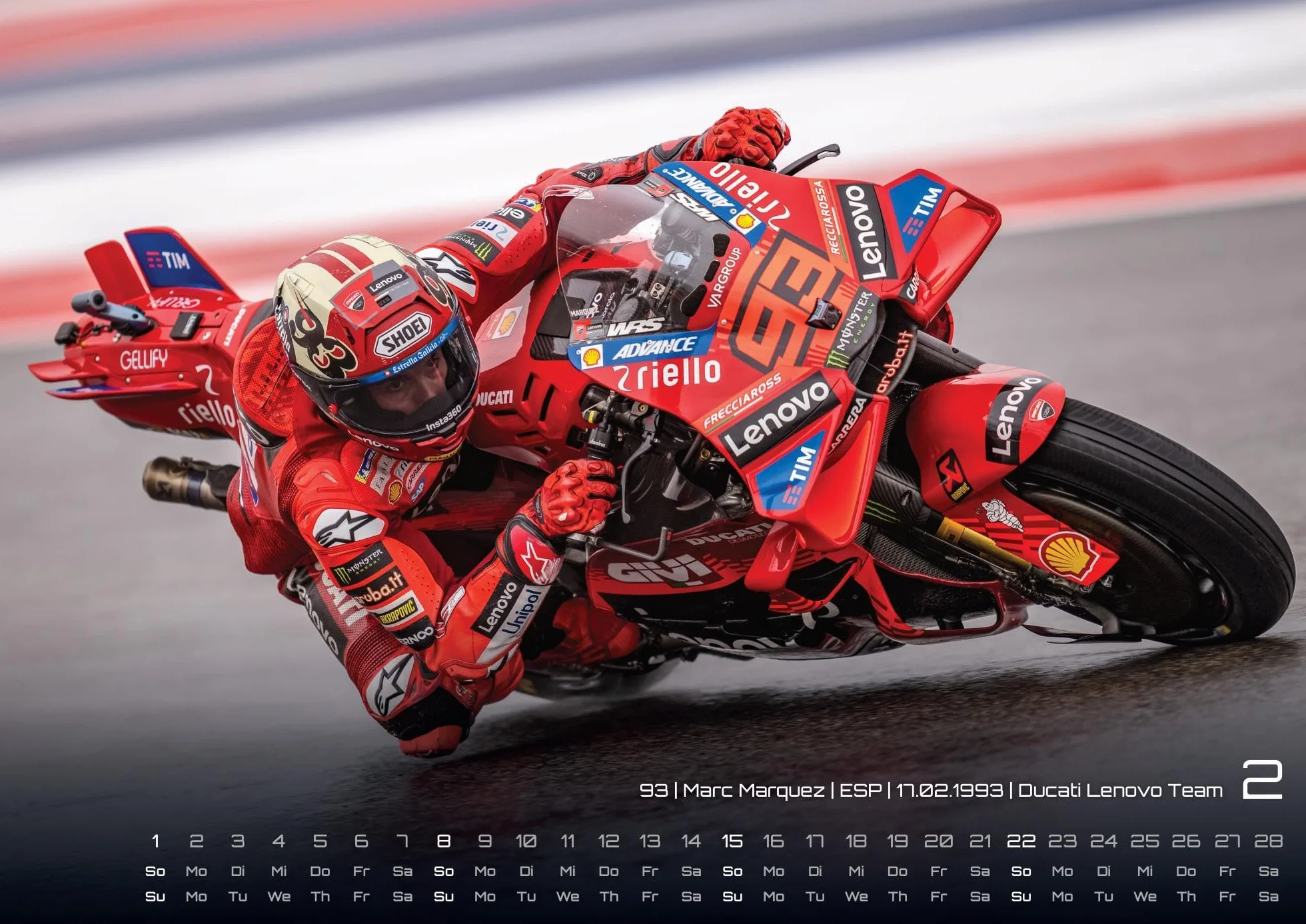 Motorrad Grand Prix 2026 - Kalender | MotoGP DIN A2: Der Wandkalender für alle Zweirad-Verrückten und Fans der MotoGP für das Jahr 2026 im extragroßen Format DIN A2 (ca. 60 x 42 cm)!