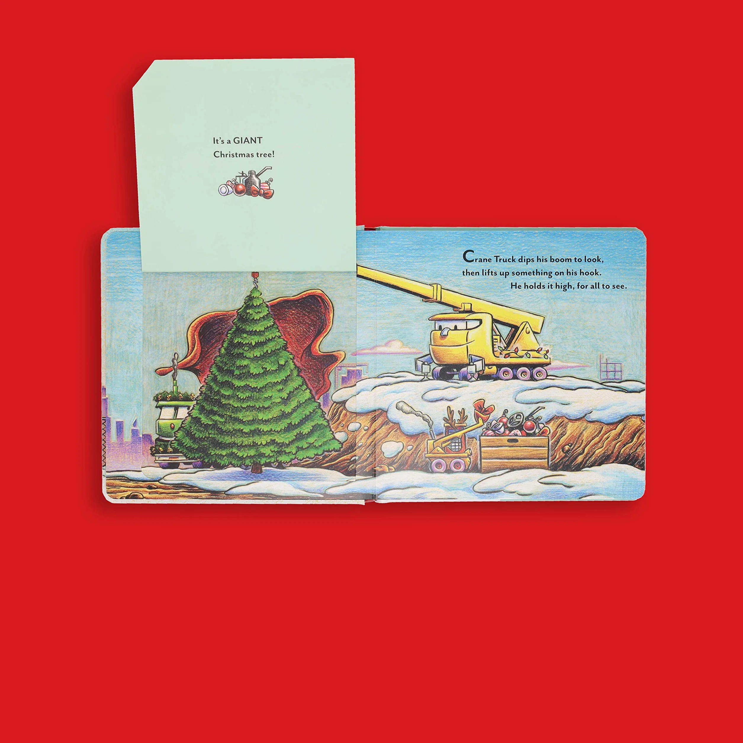 Construction Site: Merry and Bright: A Christmas Lift-the-Flap Book (Goodnight, Goodnight Construction Site)