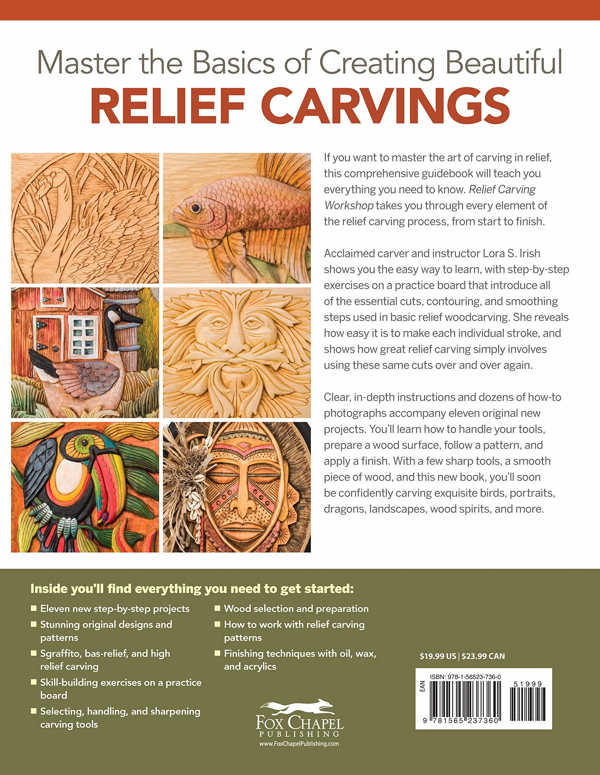 Relief Carving Workshop: Techniques, Projects & Patterns for the Beginner