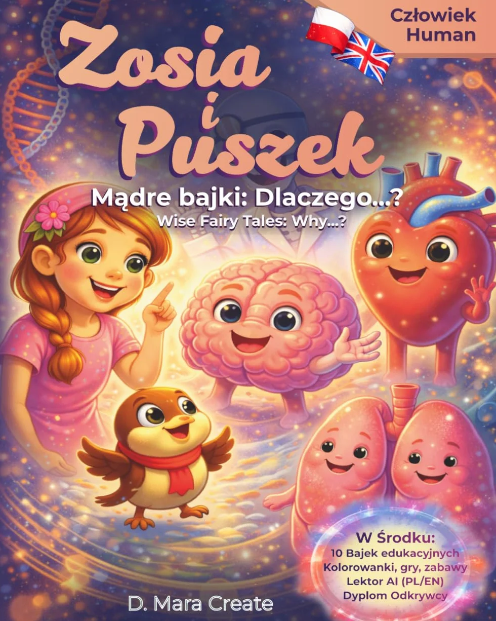 Zosia i Puszek Edukacyjne bajki: Dlaczego..? Człowiek / Zosia and Puszek Educational Tales: Why..? Human: Edukacyjne bajki dla dzieci, kolorowanki, ... coloring pages, quizzes, tasks, experi