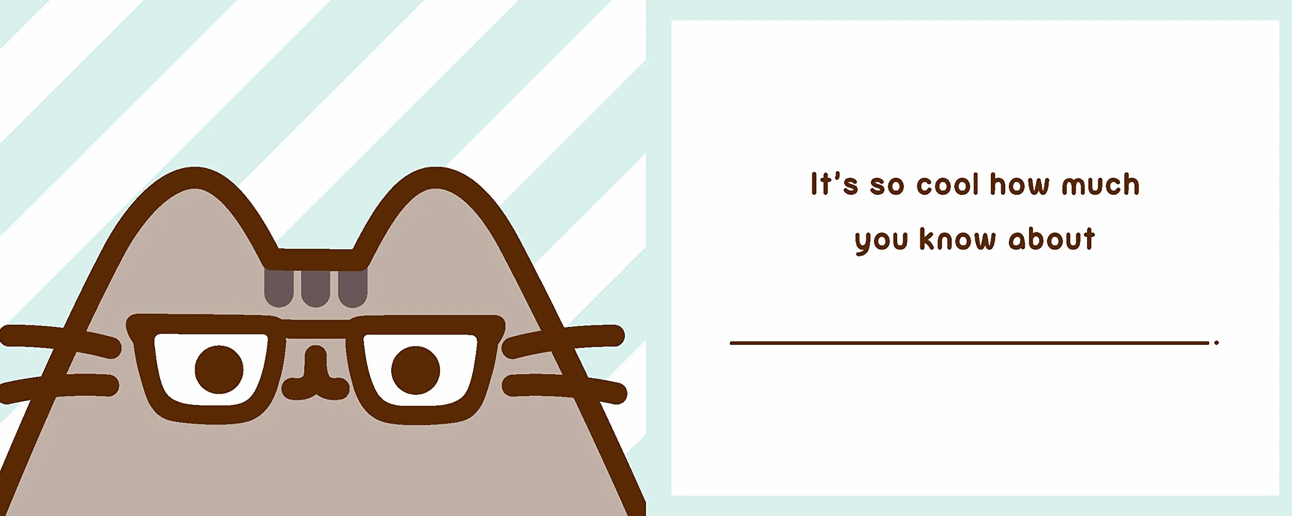Pusheen: I Like You More Than Pizza: A Fill-In Book