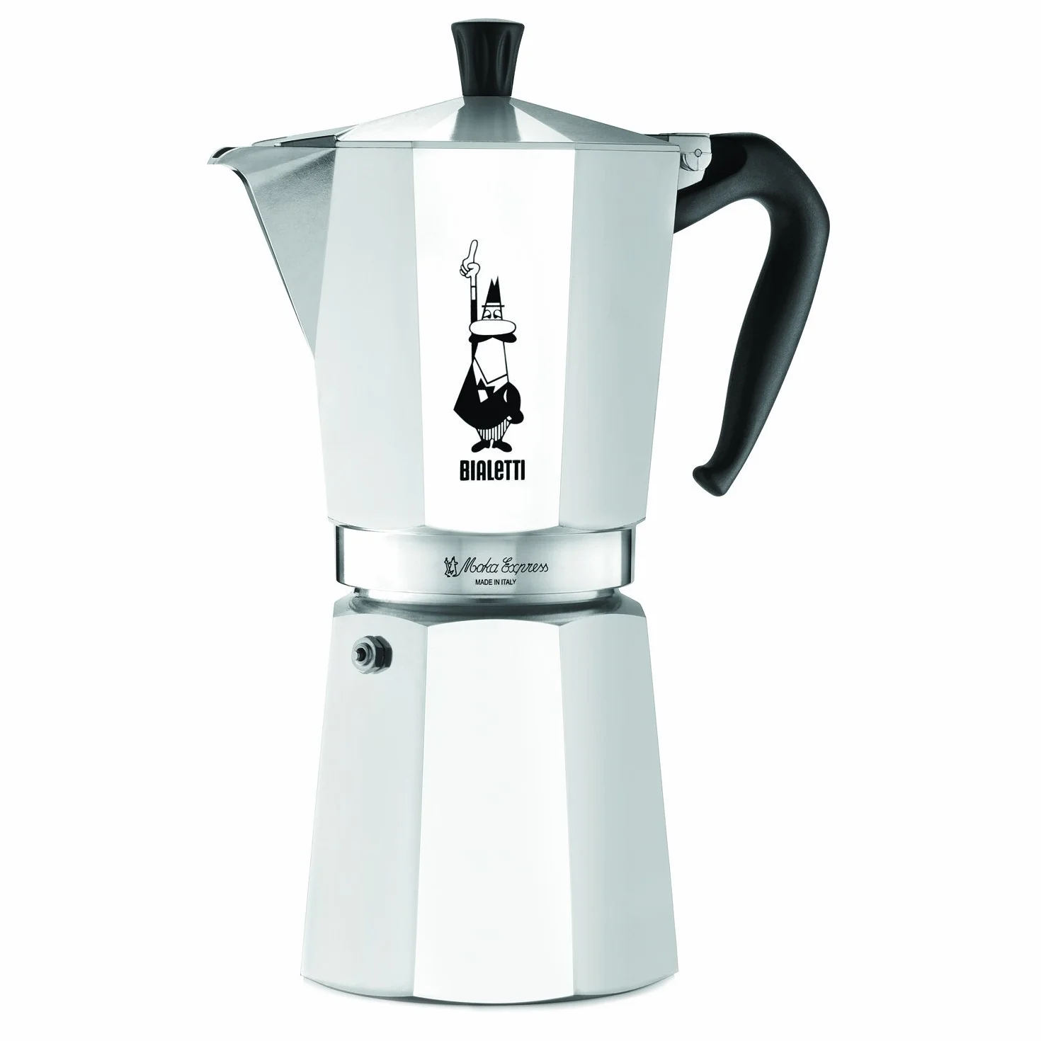 Bialetti Express Moka Pot 12 czapek aluminium srebrny