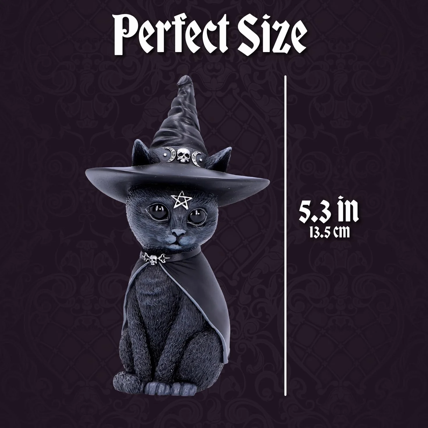 Nemesis Now Purrah figurka kota okultystyczna czarny 13,5 cm