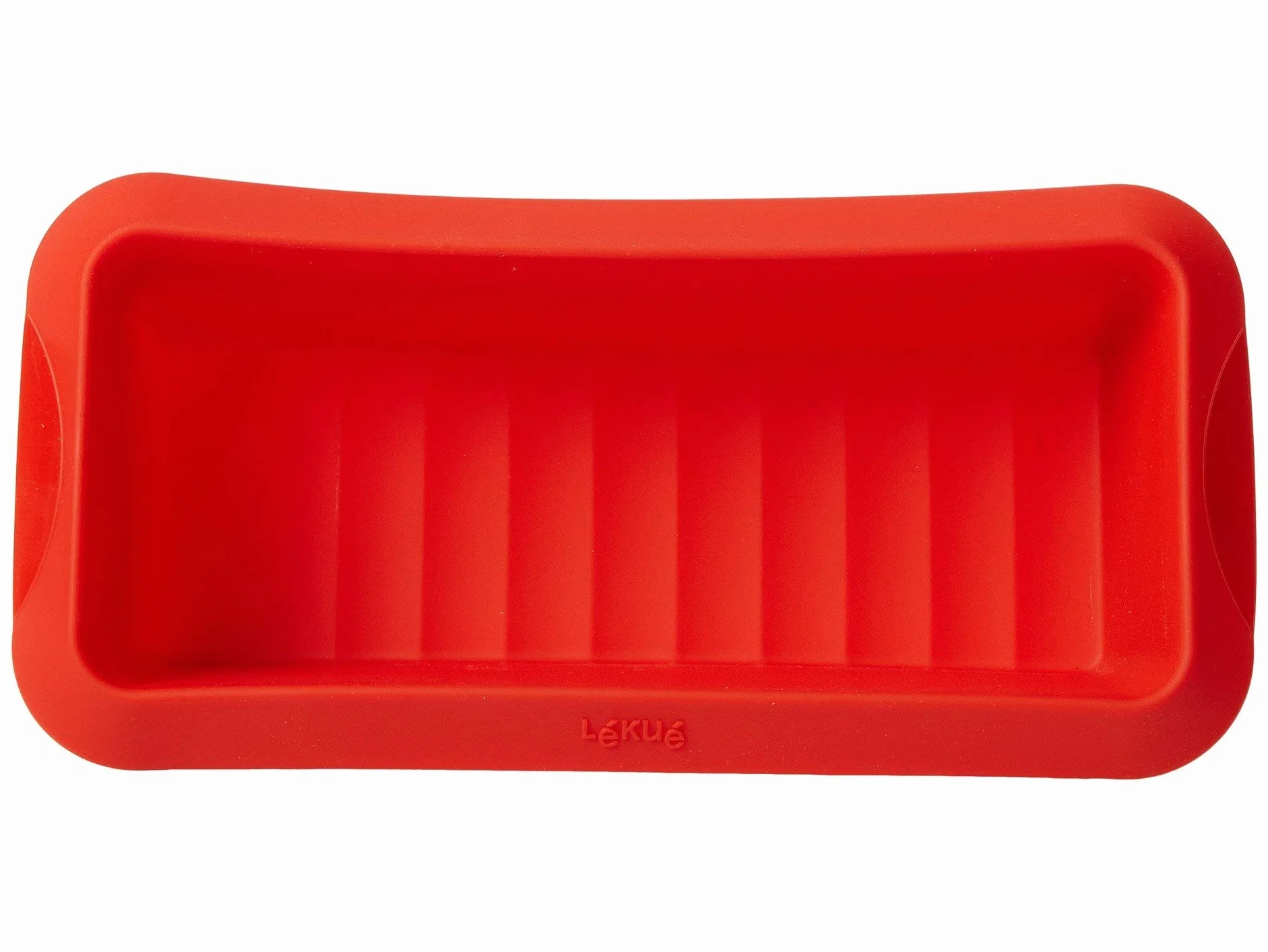 Lékué 1210524R01M033 Prostokątna forma silikonowa, czerwona, 24 x 10 x 6.8 cm