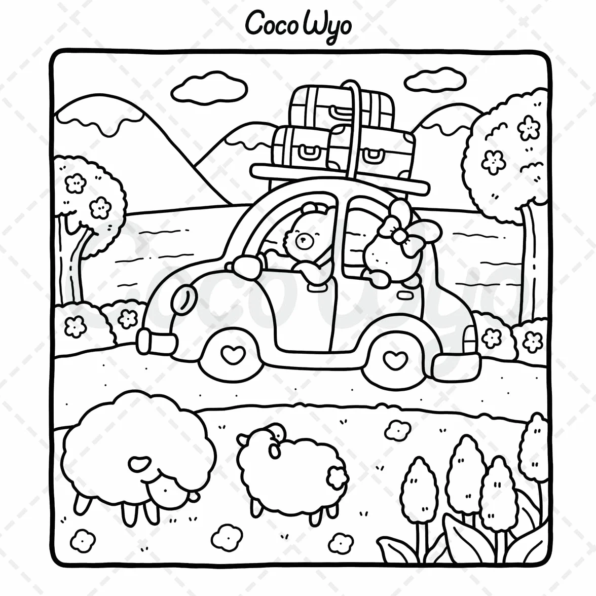 Little Cuddles: Coloring Book for Adults and Teens Featuring Cute Animal Friends for Relaxation