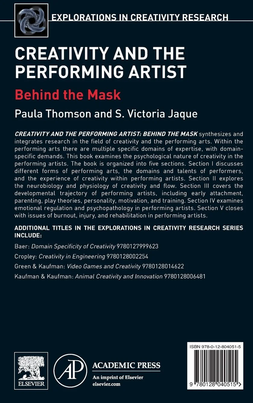 Creativity and the Performing Artist: Behind the Mask