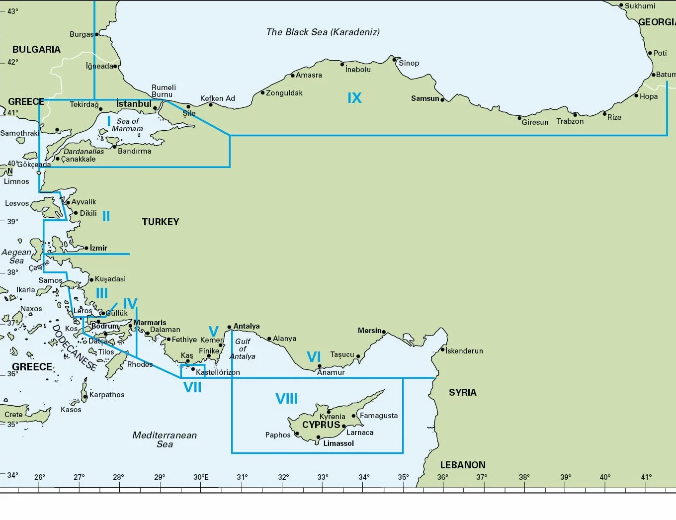 Turkish Waters and Cyprus Pilot