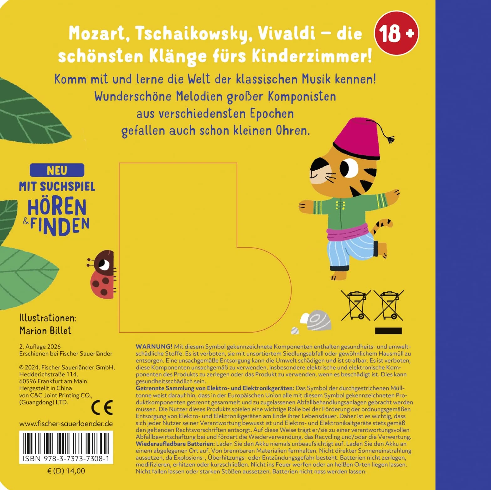 Hörst du die klassische Musik?: Soundbuch mit Klassik für die Kleinsten. Pappbilderbuch mit Geräuschen ab 18 Monaten