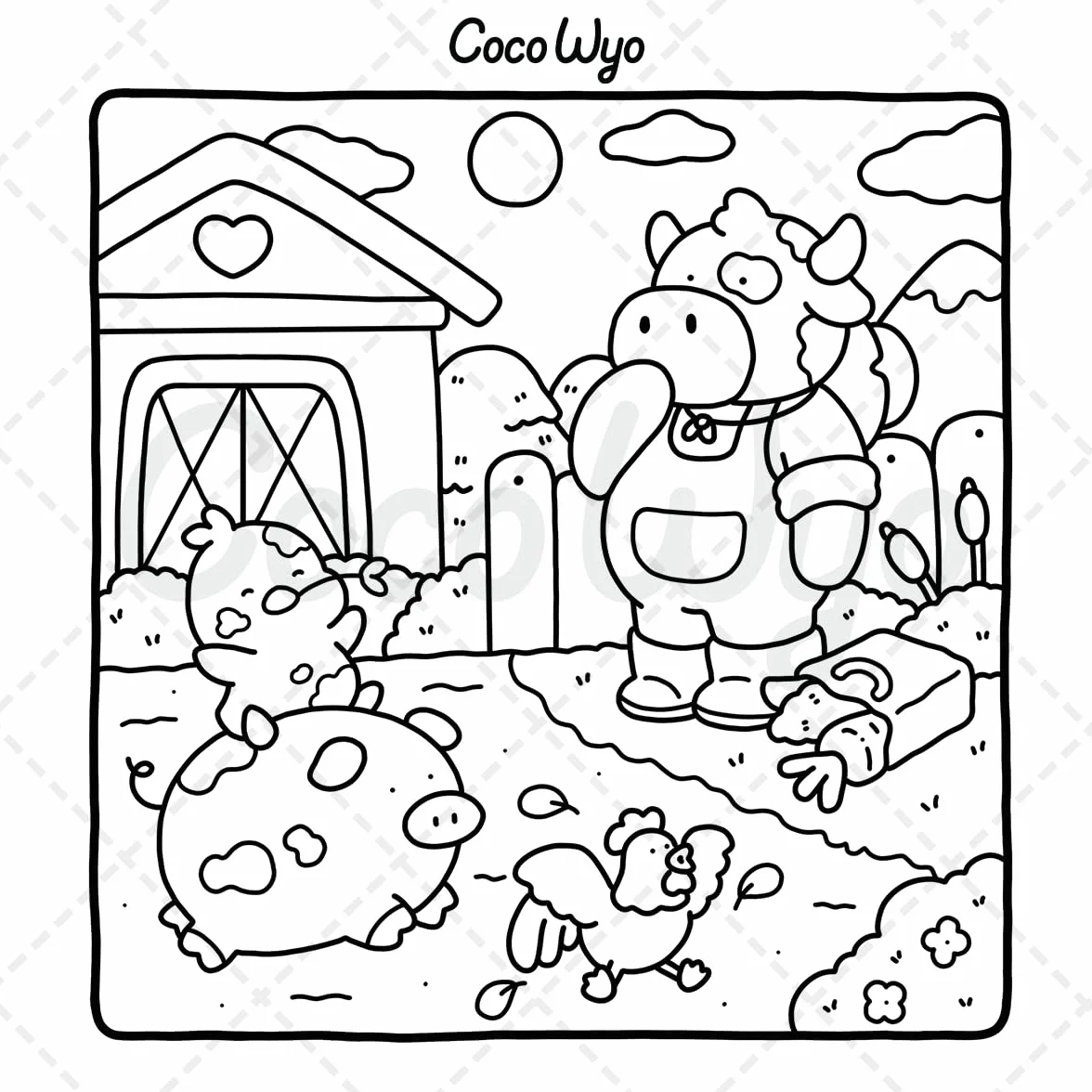 Little Cuddles: Coloring Book for Adults and Teens Featuring Cute Animal Friends for Relaxation