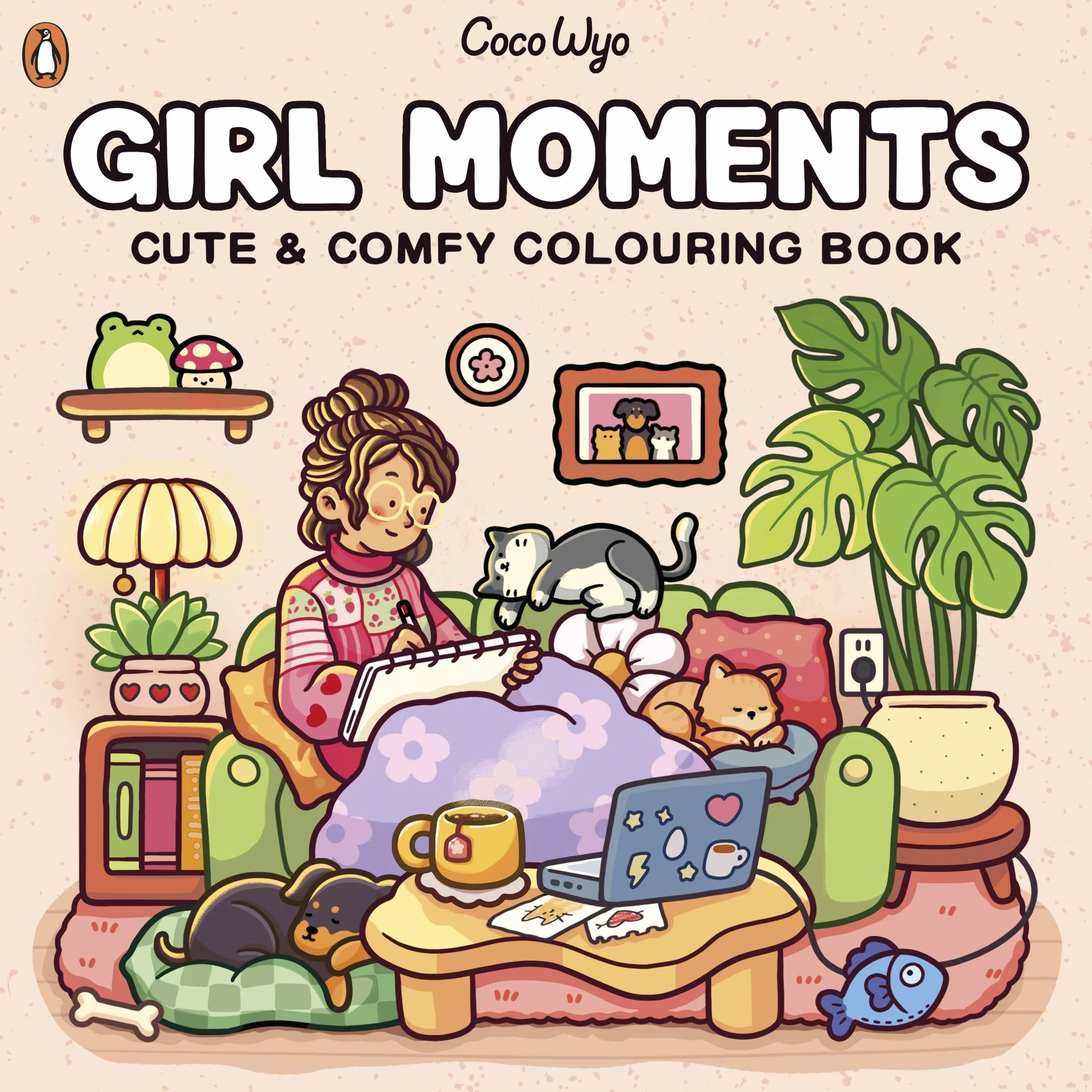 Girl Moments: A Relaxing Colouring Book by the Bestselling Author