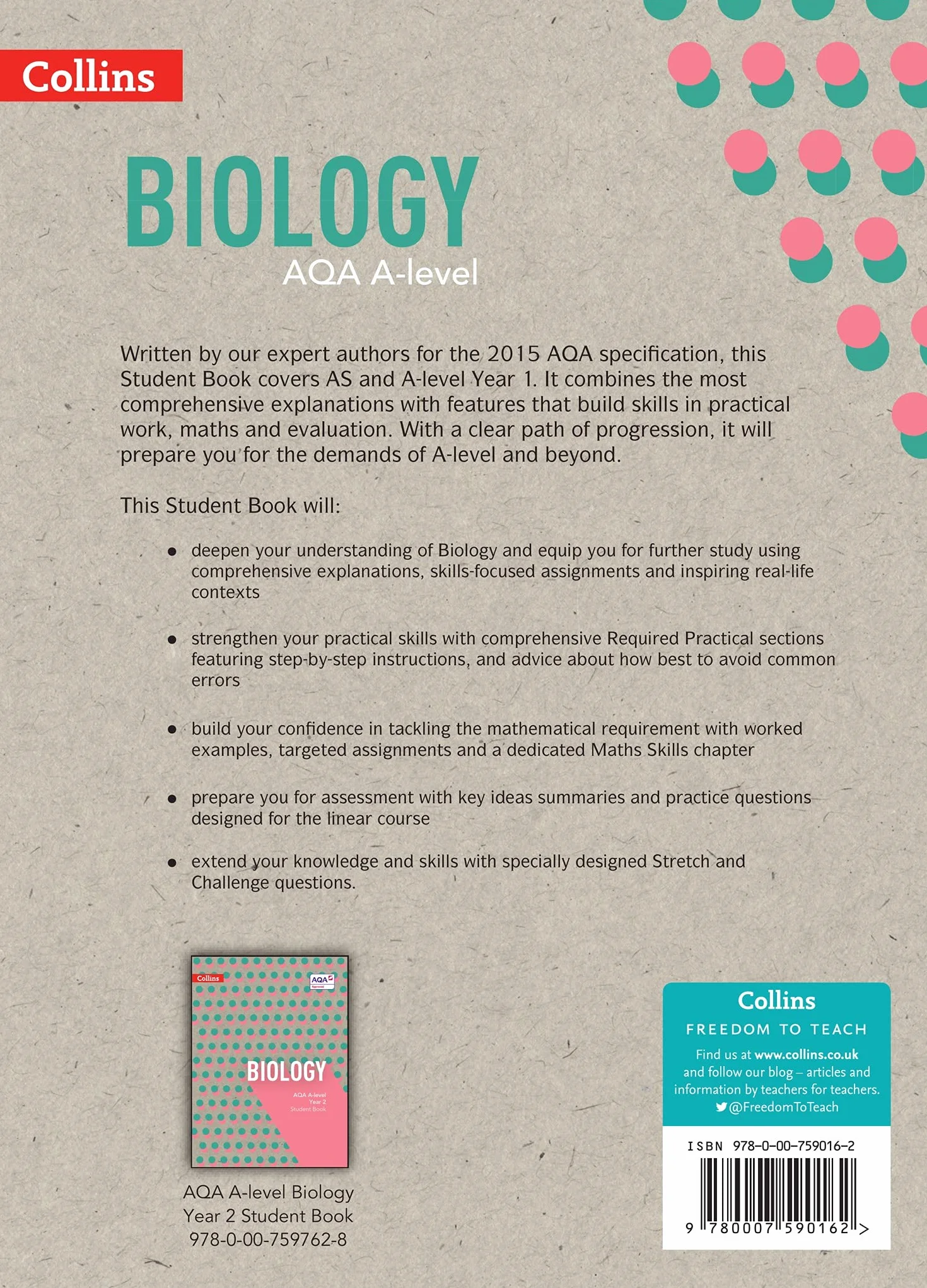 AQA A Level Biology Year 1 and AS Student Book
