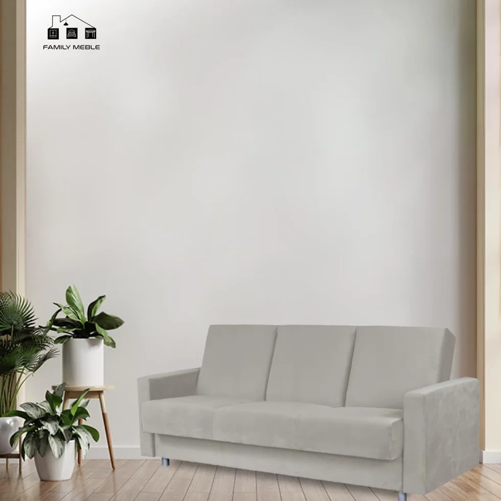 sofa, model Alicja, sofa z funkcją spania, tapczan, sofa z funkcją spania z skrzynią na pościel, sofa do salonu, wygodna do relaksu, elegancki design, do salonu, sypialni, New Velo 107