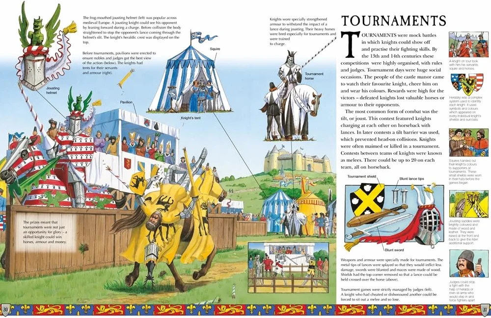 A Medieval Castle: Spectacular Visual Guide