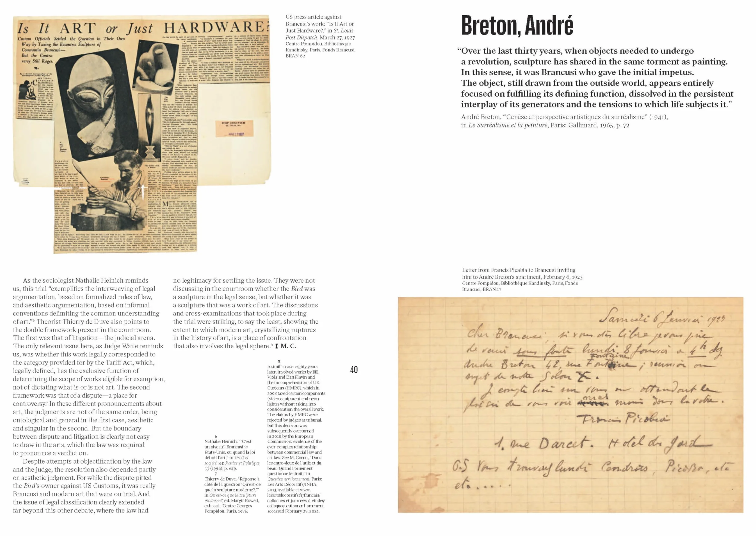 Brancusi /anglais: (Published in conjunction with a major exhibition at the Centre Pompidou in Paris)