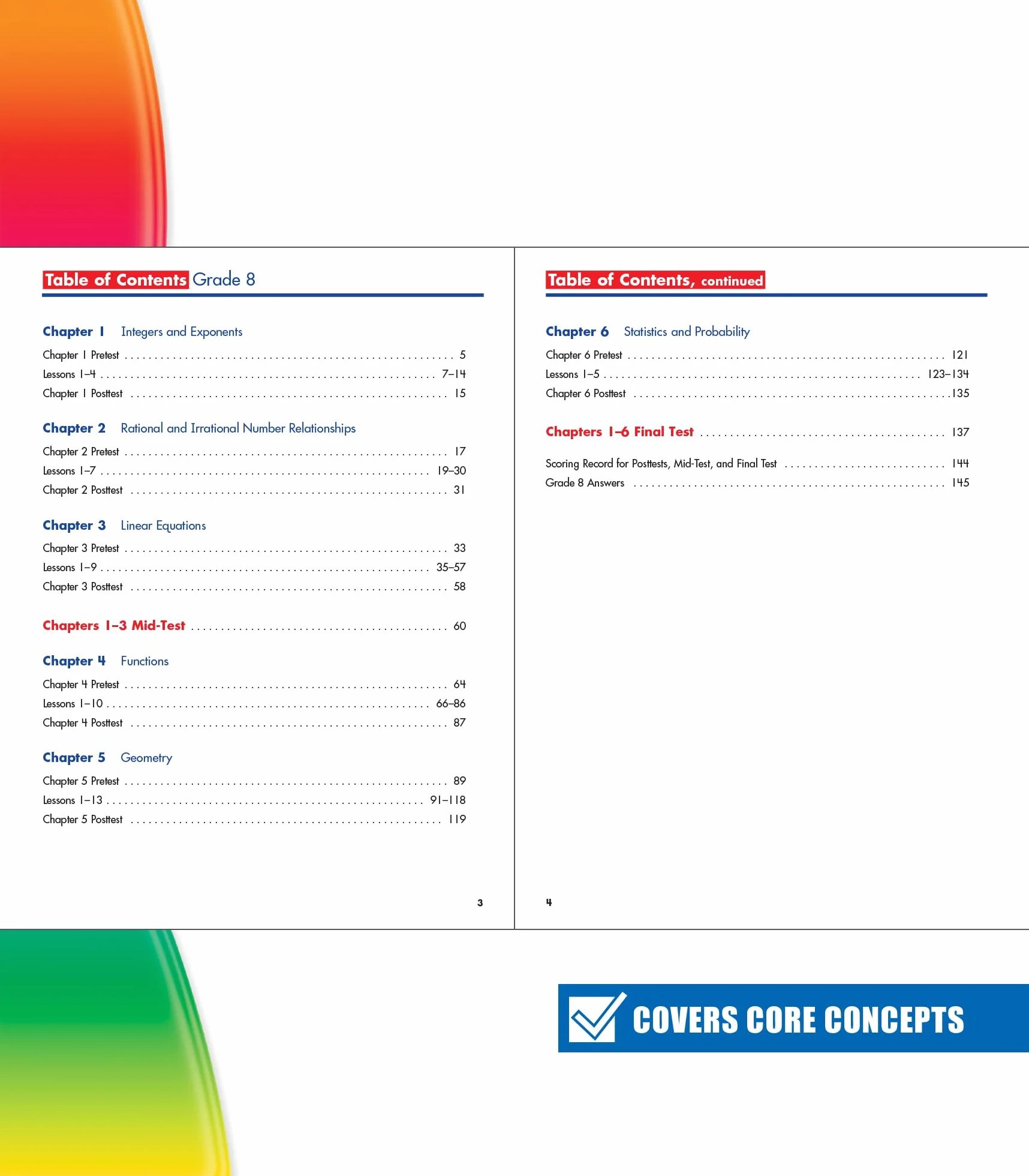 Spectrum Math Workbook, Grade 8: Volume 9