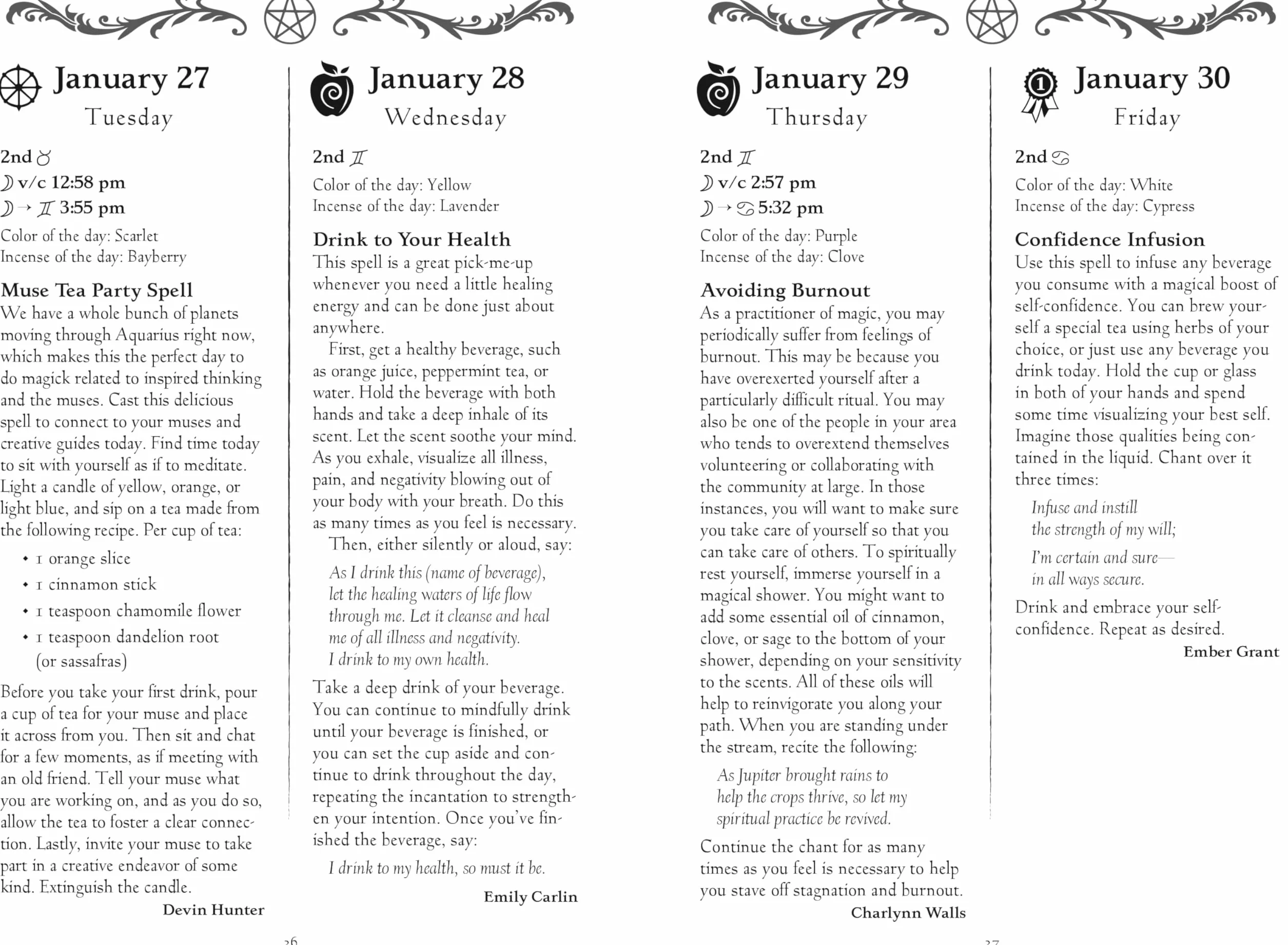 Llewellyn's 2026 Witches' Spell-A-Day Almanac