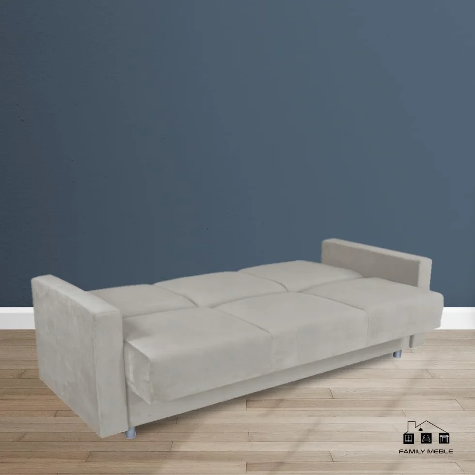 sofa, model Alicja, sofa z funkcją spania, tapczan, sofa z funkcją spania z skrzynią na pościel, sofa do salonu, wygodna do relaksu, elegancki design, do salonu, sypialni, New Velo 107