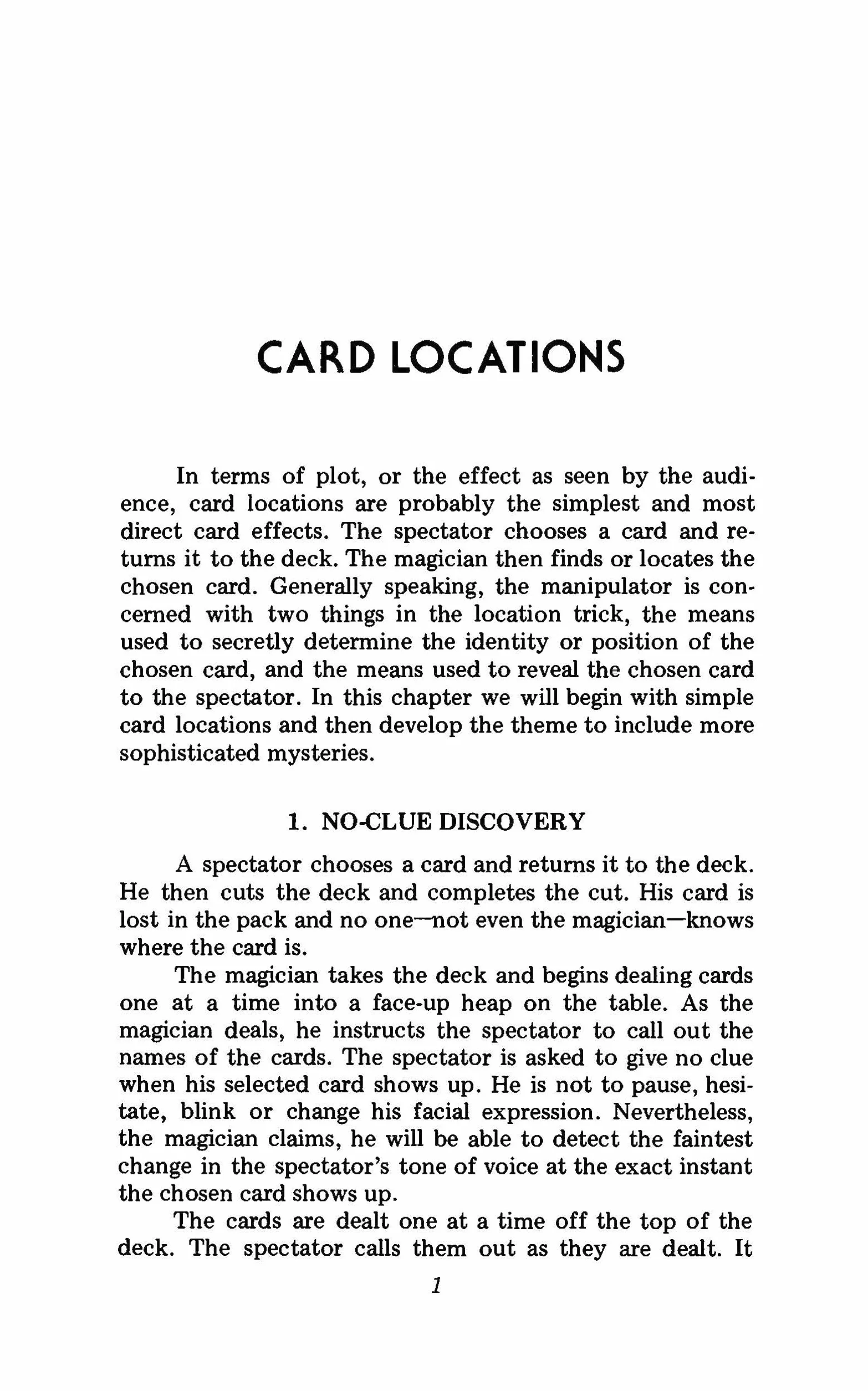 Self-Working Card Tricks