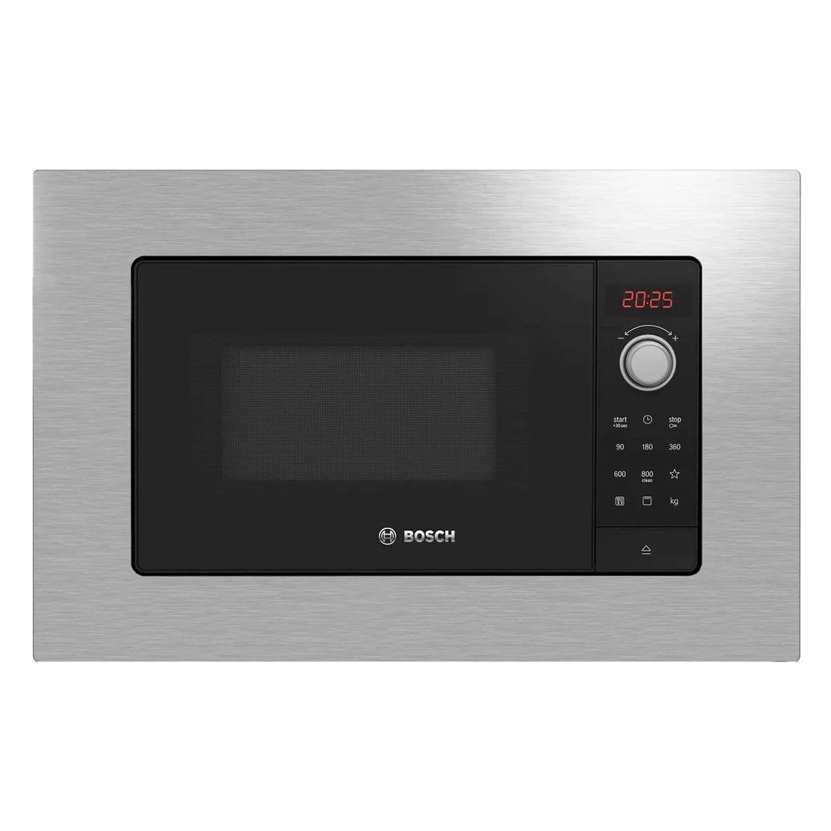 Bosch Elettrodomestici BEL623MS3 Seria 2, Kuchenka mikrofalowa wpuszczana, 60 x 38 cm, Stal nierdzewna