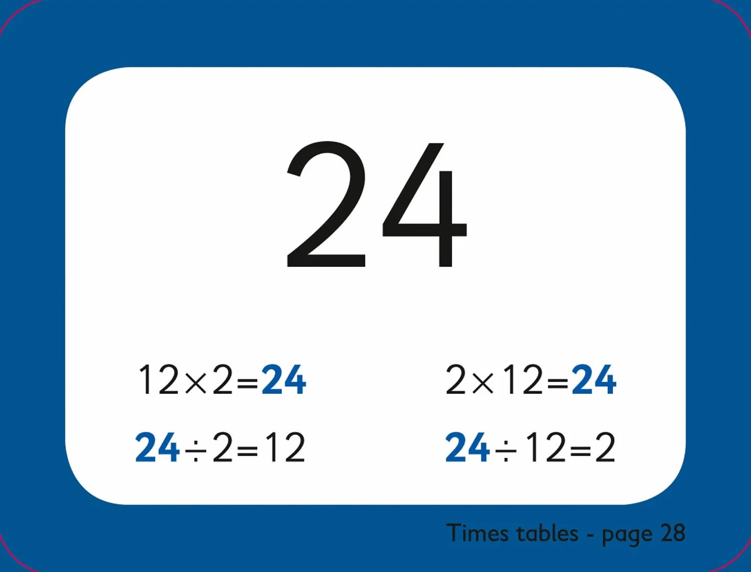 Times Tables Flashcards: Ideal for Home Learning