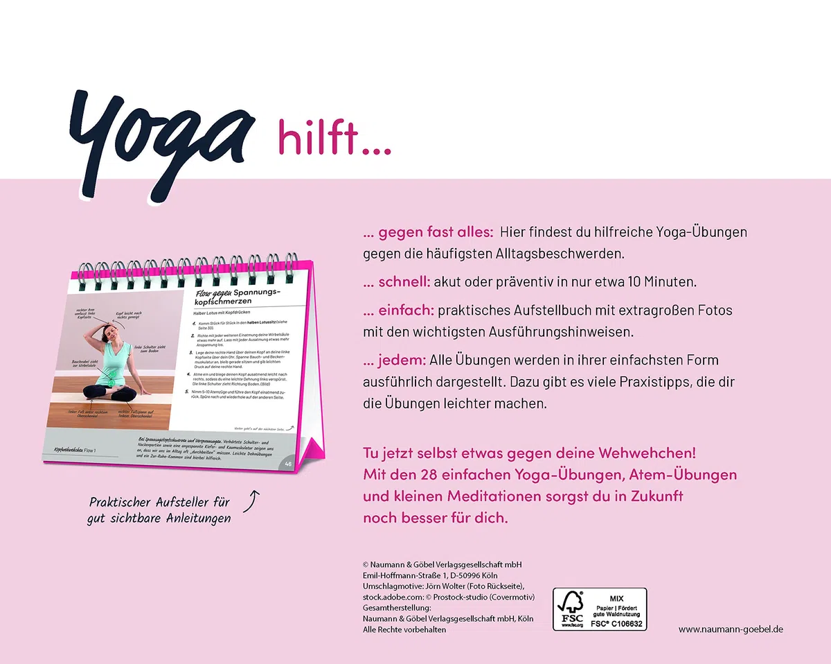 10-Minuten-Yoga gegen Alltagswehwehchen: 28 einfache Übungen gegen Rückenschmerzen, Müdigkeit & Co.