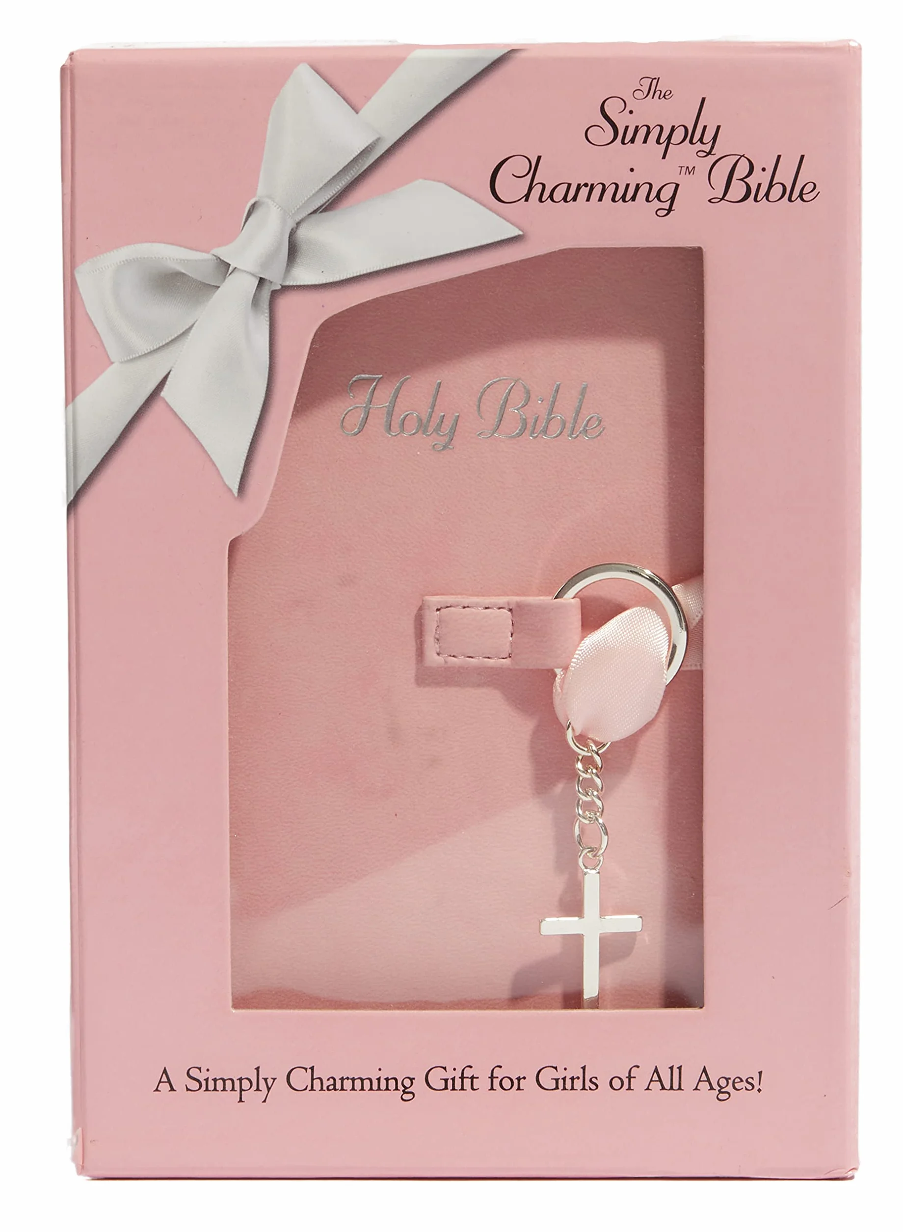 Simply Charming Bible-NKJV-Ribbon Closure: Pink Edition
