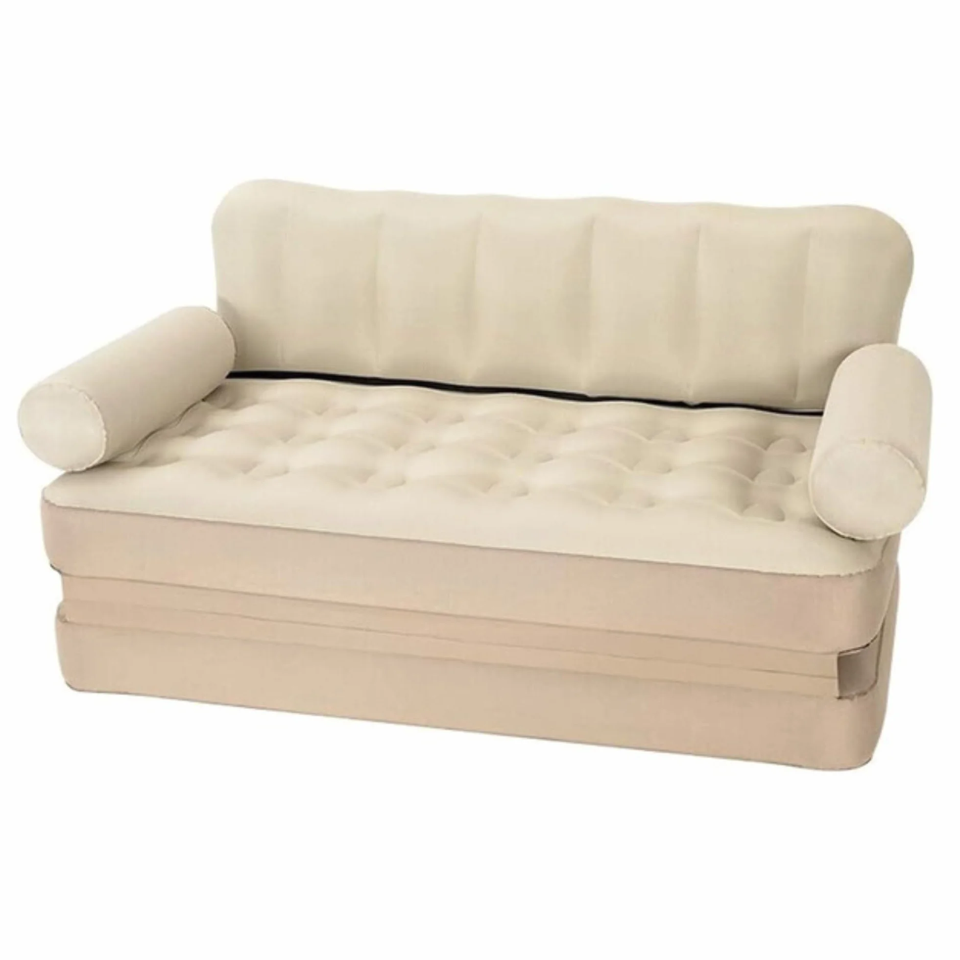 Sofa dmuchana 3 w 1, nadmuchiwana sofa do spania, łóżko dmuchane dla 2 osób, materac dmuchany dla gości, na kemping lub do użytku domowego, sofa dmuchana – SOFLINKA