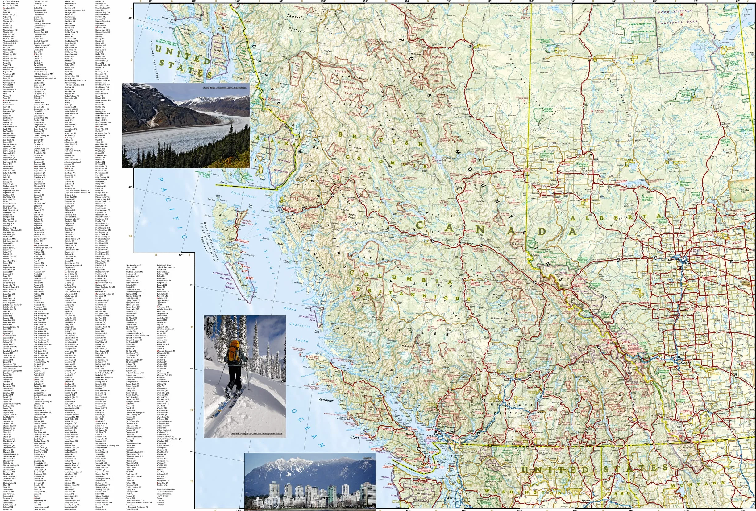 CANADA WEST 1/2M1: Adventure Maps: 3113