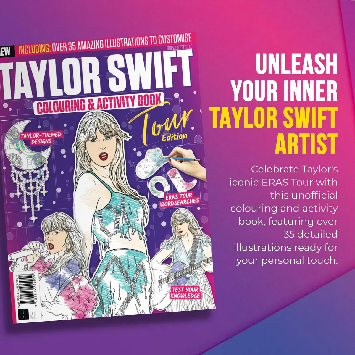 Taylor Swift Colouring & Activity Book: ERAS Tour Edition: Taylor Swift ERAS Tour Colouring & Activity Book, The Ultimate Swifties Gift