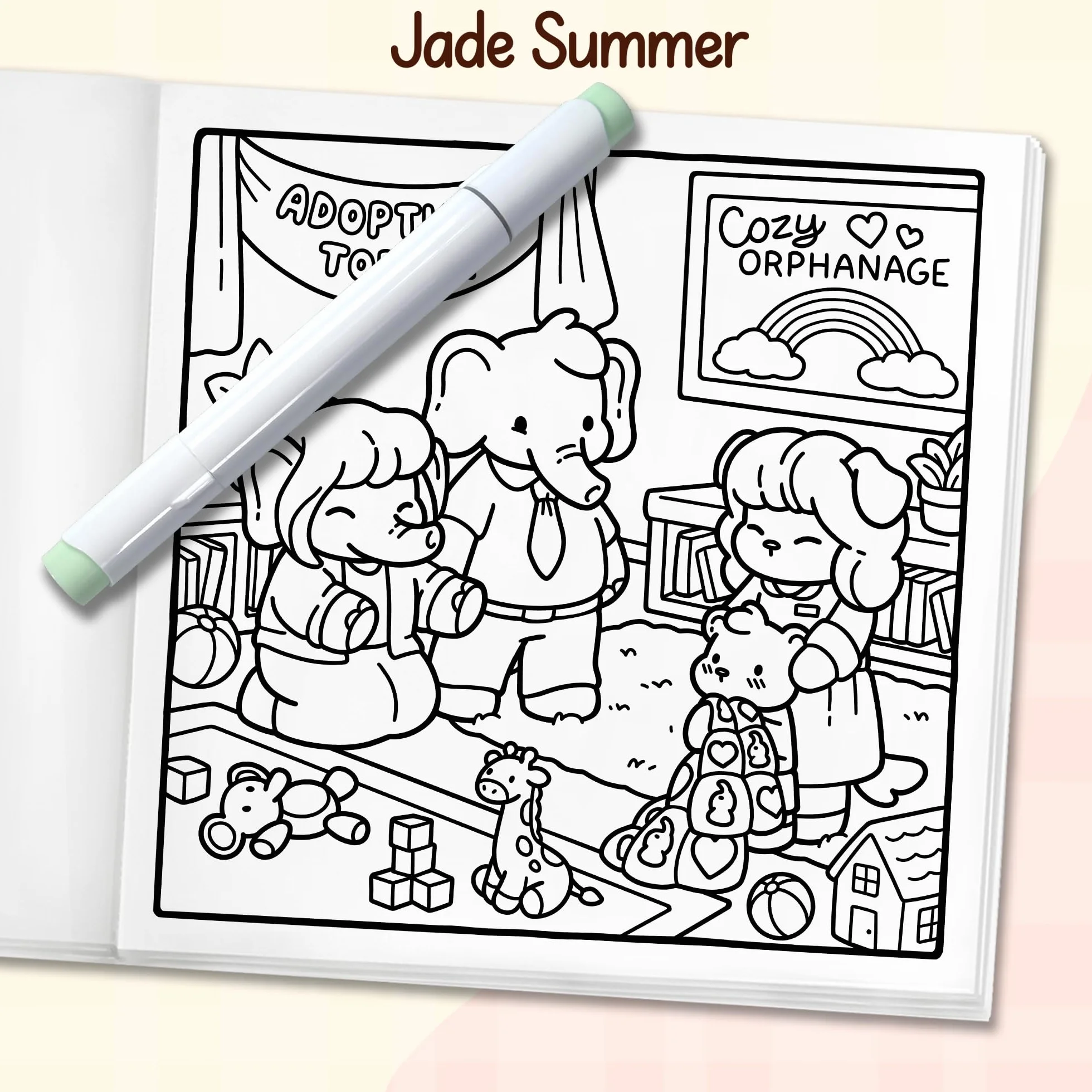 Cozy Moms: Cute Coloring Book for Adults and Teens with Adorable Characters and Heartwarming Family Moments for Relaxation