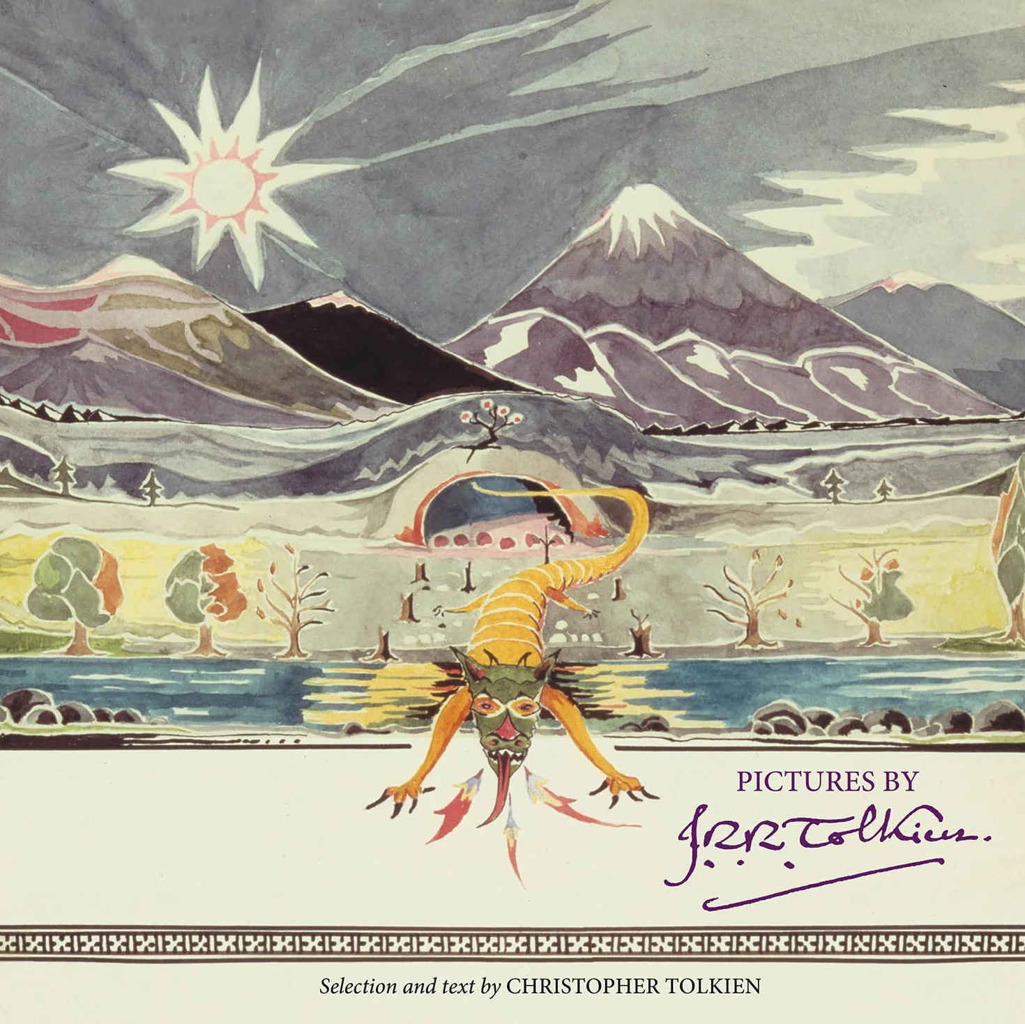 Pictures by J.R.R. Tolkien: A Comprehensive Illustrated Art Book of The Hobbit and Middle-earth Designs