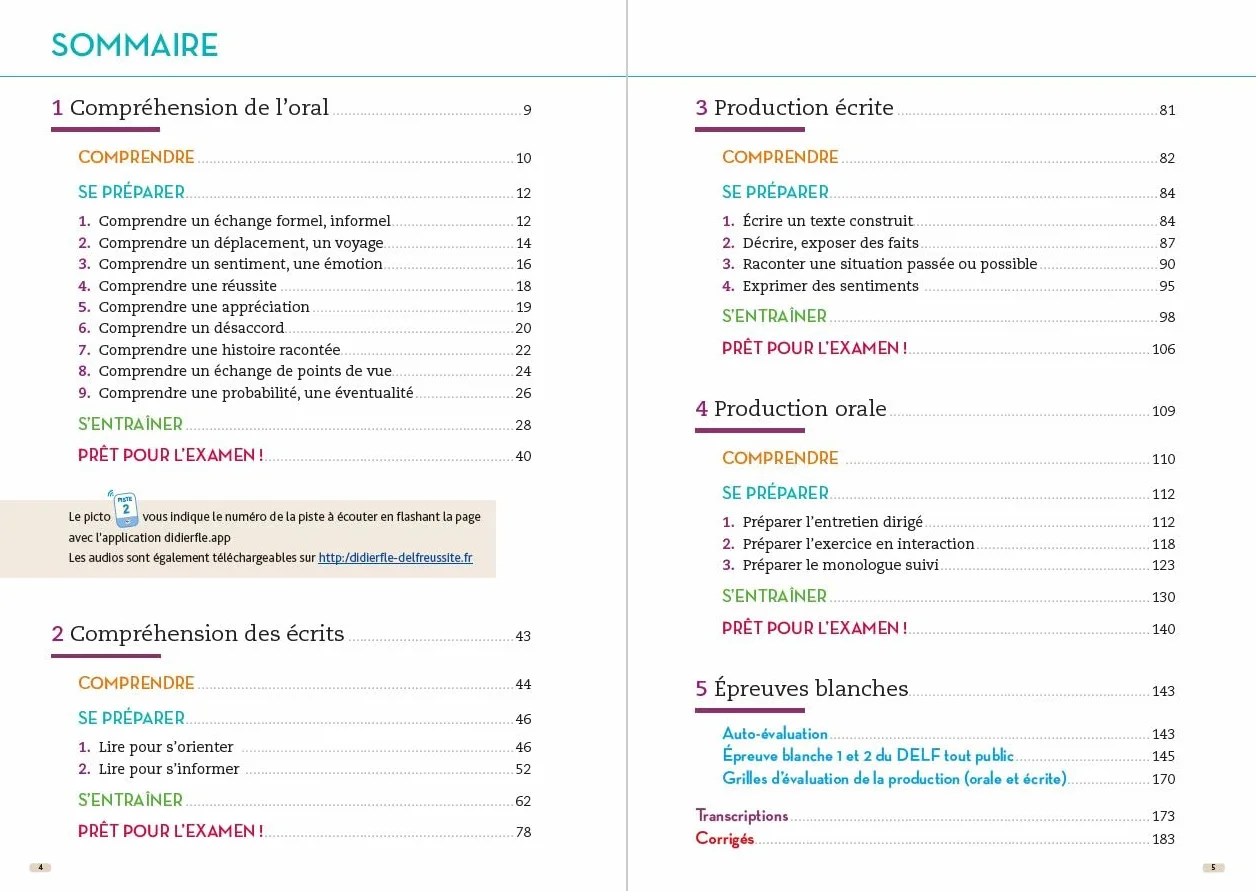 Le DELF B1 100% Réussite - édition 2021-2022 - Livre + didierfle.app: Nouvelles Epreuves