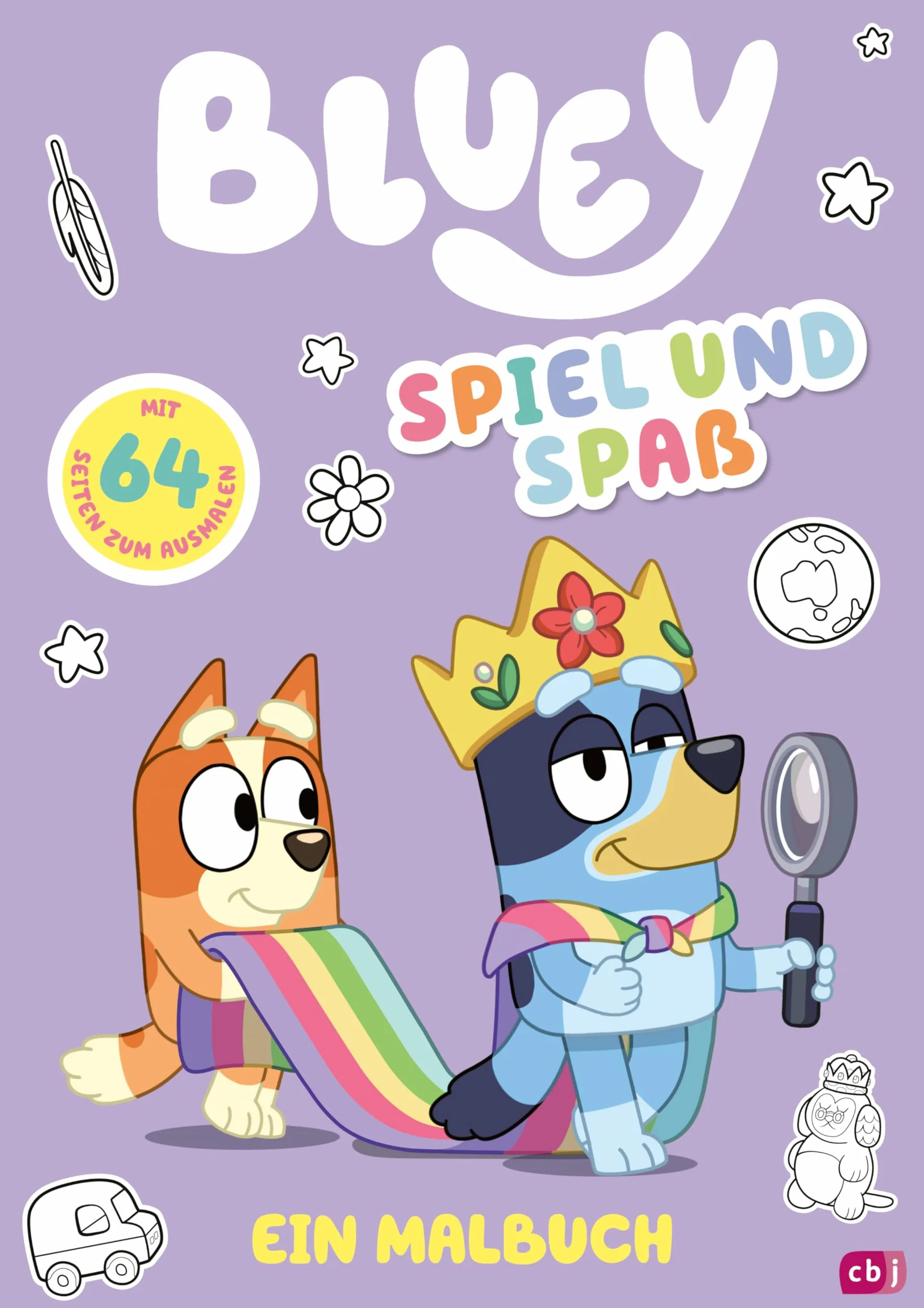 BLUEY - Spiel und Spaß - Ein Malbuch: Mit 64 Seiten zum Ausmalen: 3